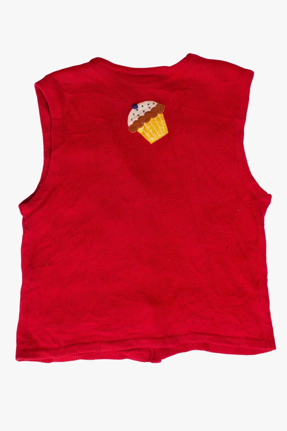 Vintage Red Bobbie Brooks Ugly Christmas Vest (1990s)