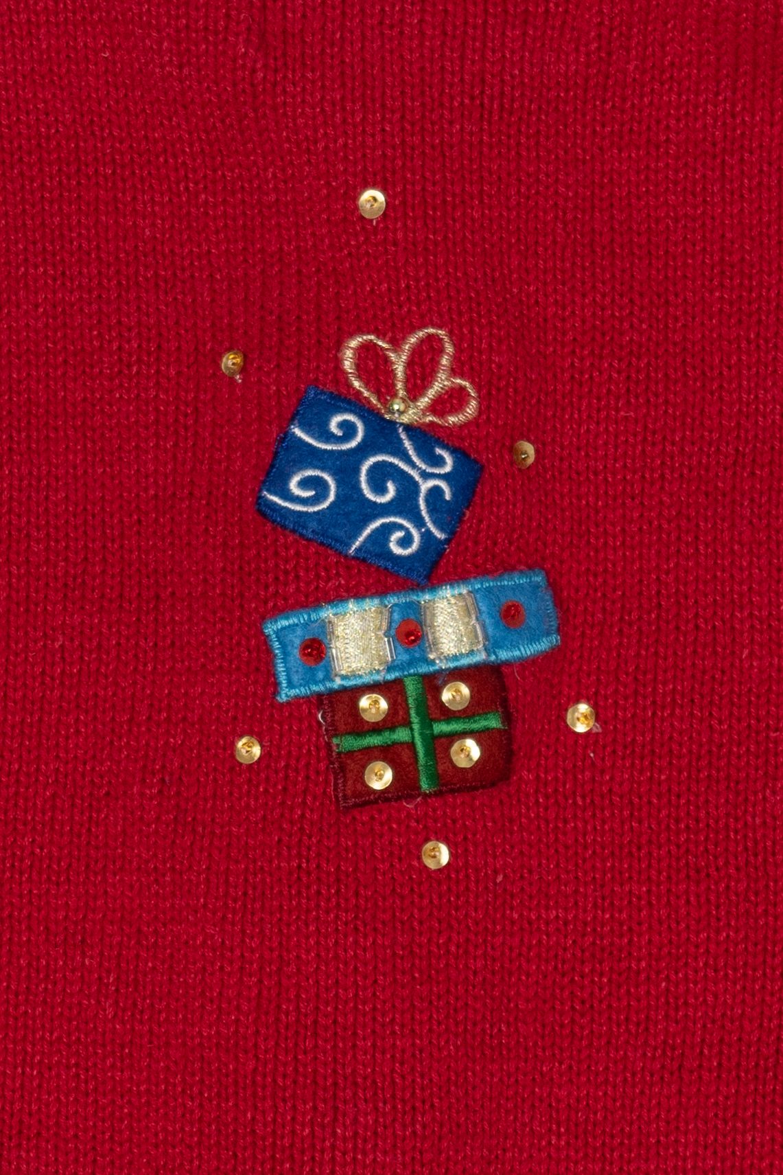 Vintage Red Heirloom Collectible Snowmen Ugly Christmas Vest (2000s)