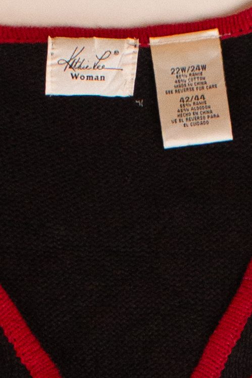 Kathie Lee Ugly Christmas Vest (1990s)