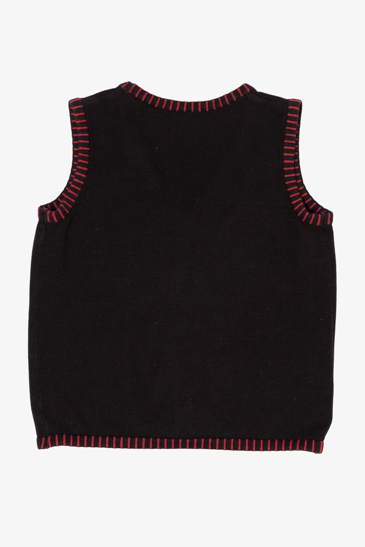 Vintage Black Holiday Editions Stockings Ugly Christmas Vest (2000s)