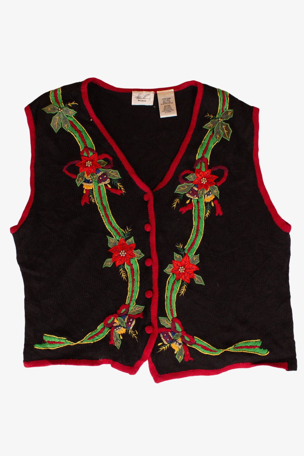 Kathie Lee Ugly Christmas Vest (1990s)