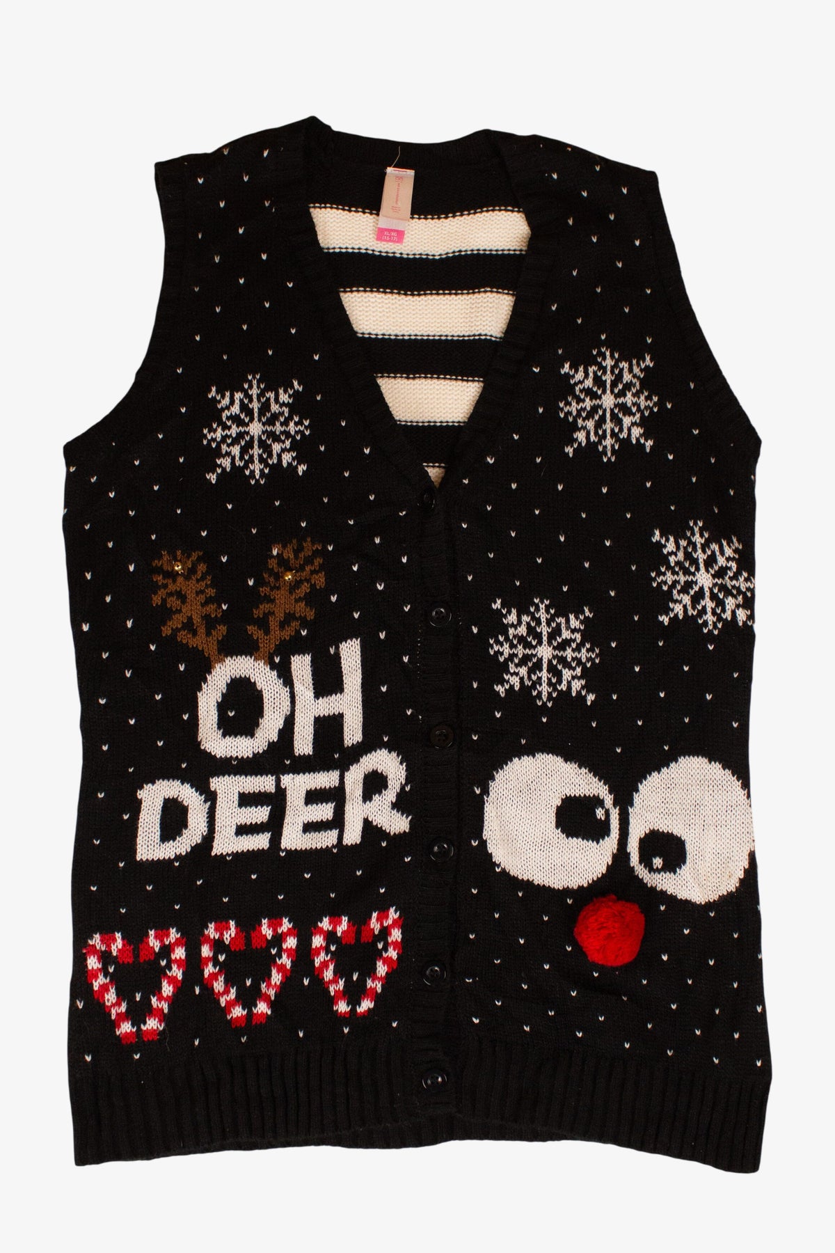 "Oh Deer" Ugly Christmas Vest (2010s)