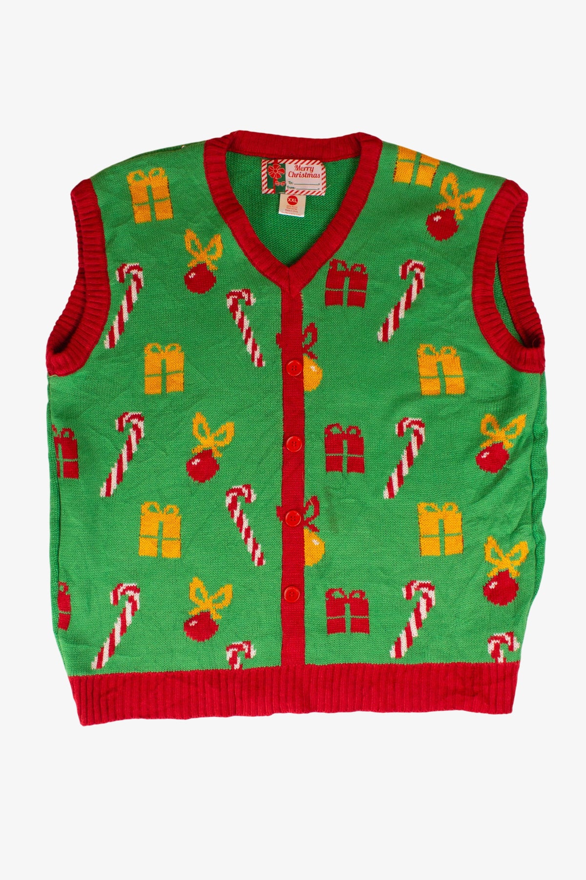 Green Presents Ugly Christmas Vest (2020s)