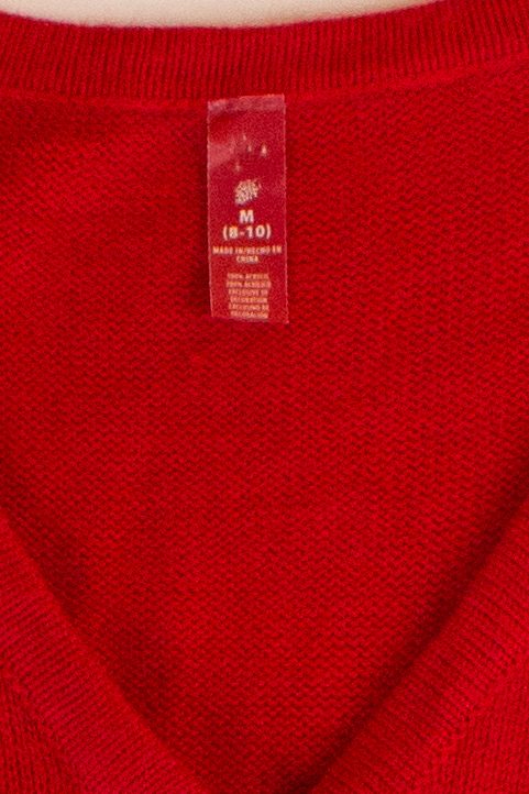Red Snowmen Ugly Christmas Vest (2010s)