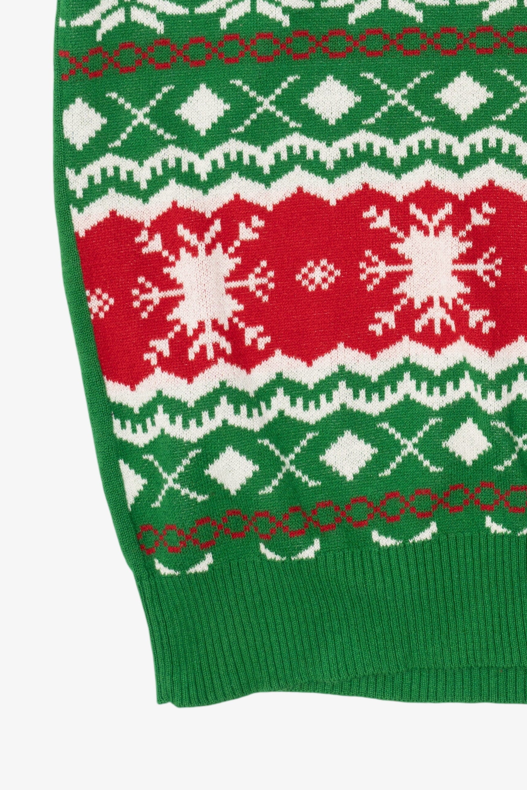 Green Carbon Ugly Christmas Vest (2010s)