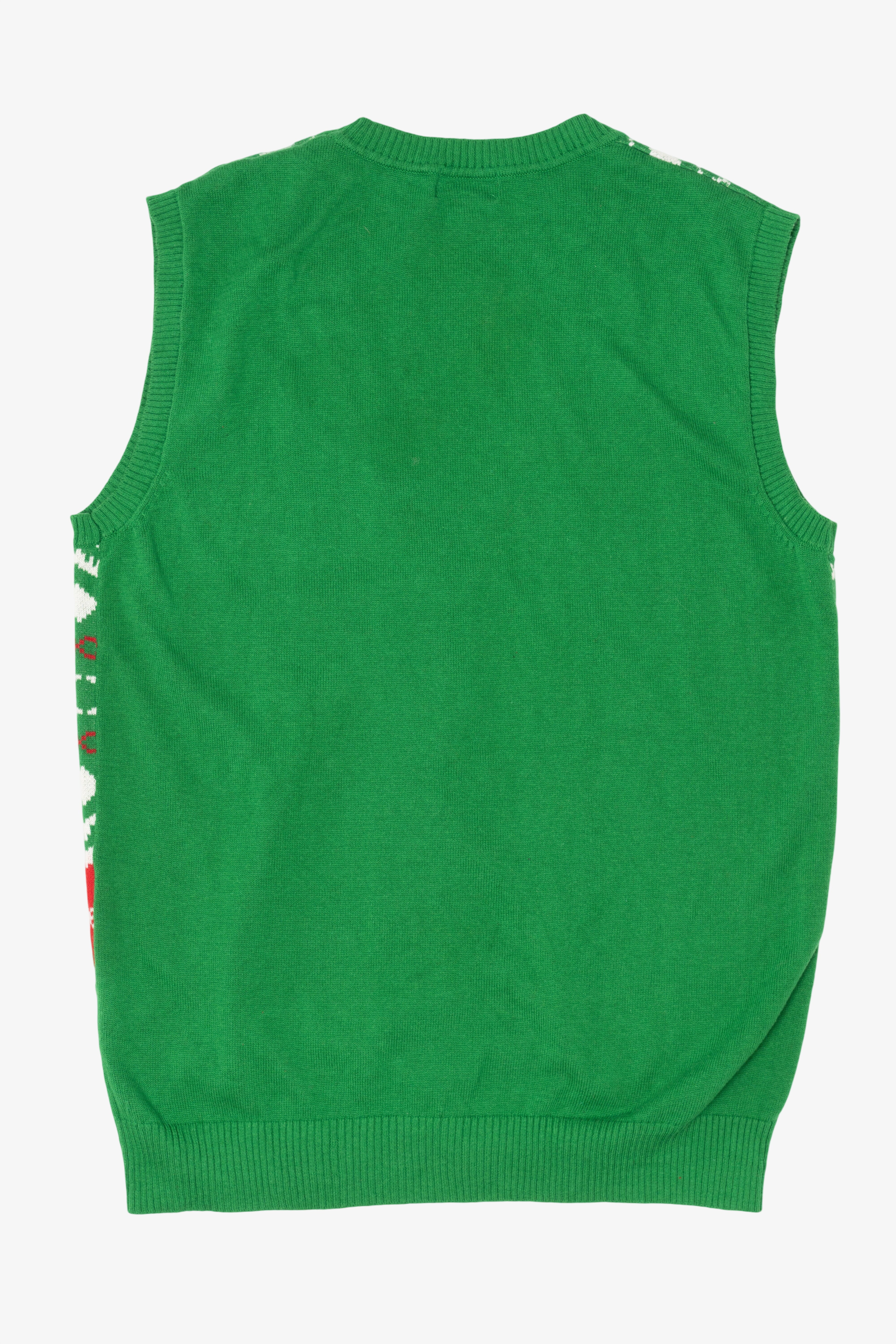 Green Carbon Ugly Christmas Vest (2010s)
