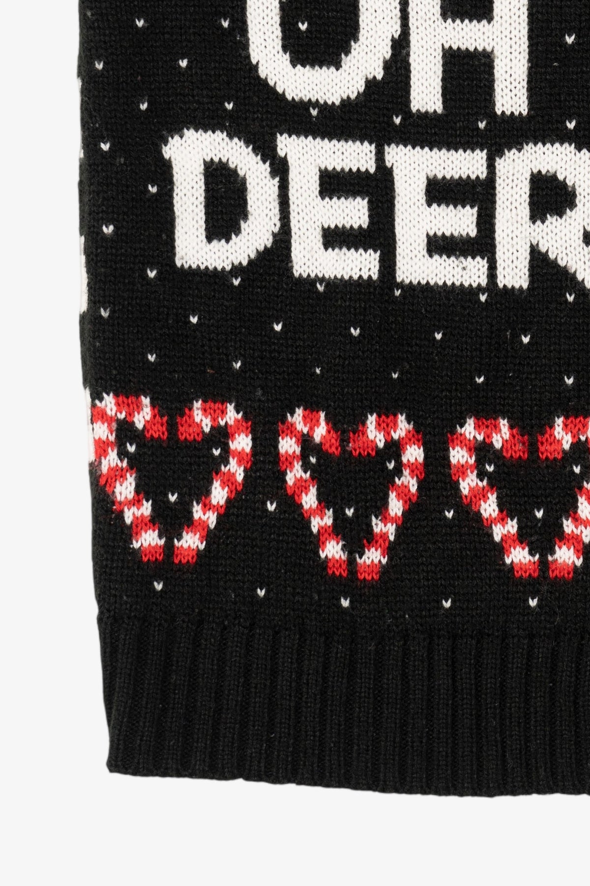 Black No Boundaries "Oh Deer" Ugly Christmas Vest (2010s)