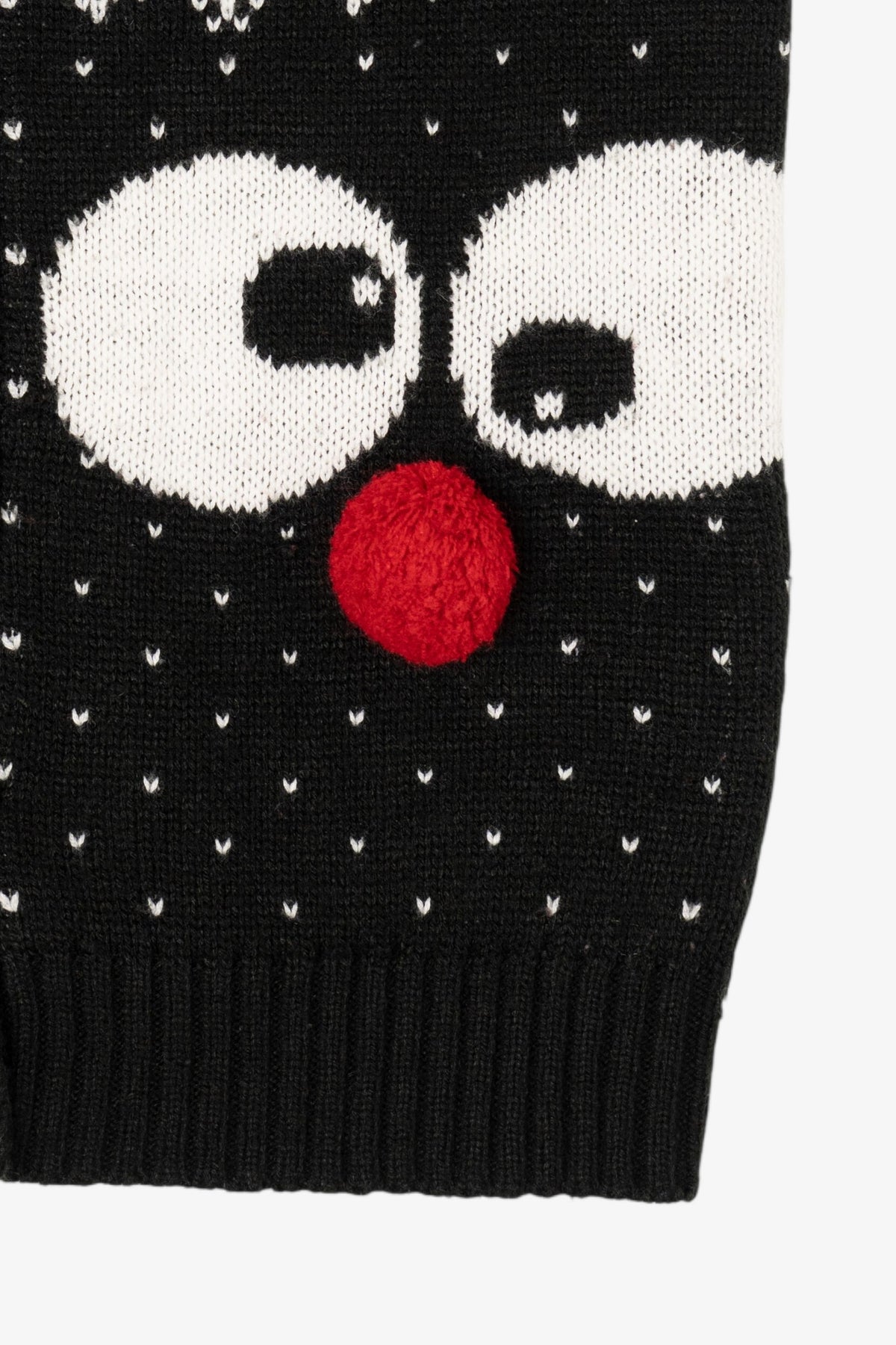 Black No Boundaries "Oh Deer" Ugly Christmas Vest (2010s)