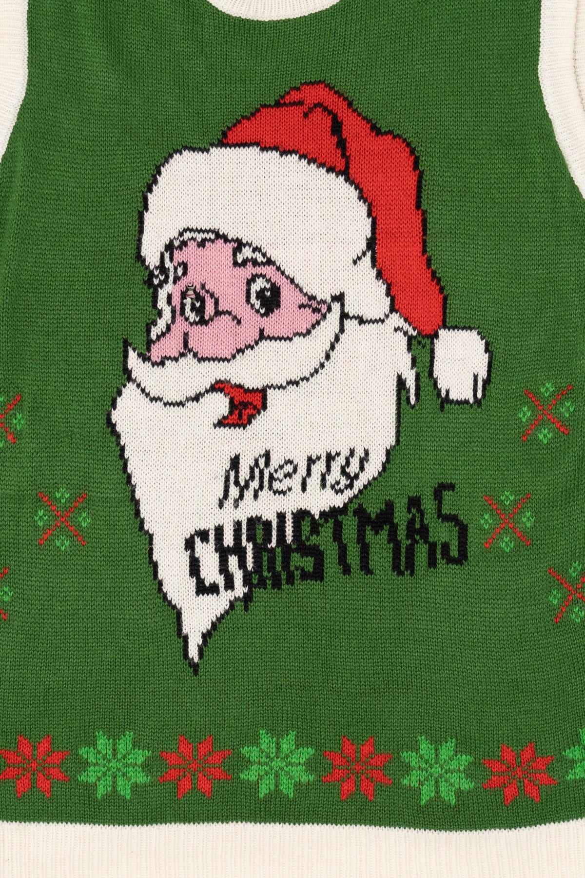 Green My Christmas Party Sweater Santa Ugly Vest (2010s)