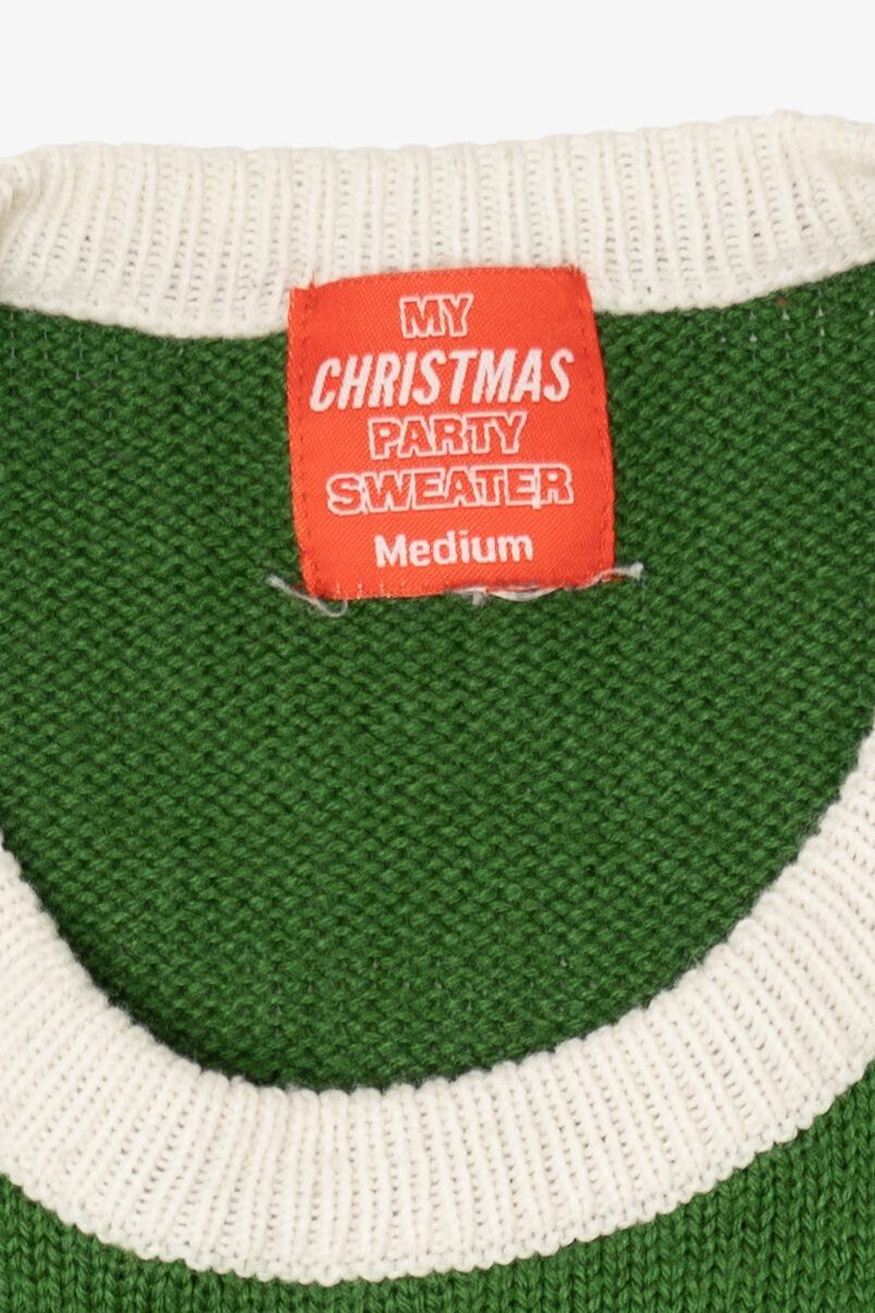 Green My Christmas Party Sweater Santa Ugly Vest (2010s)