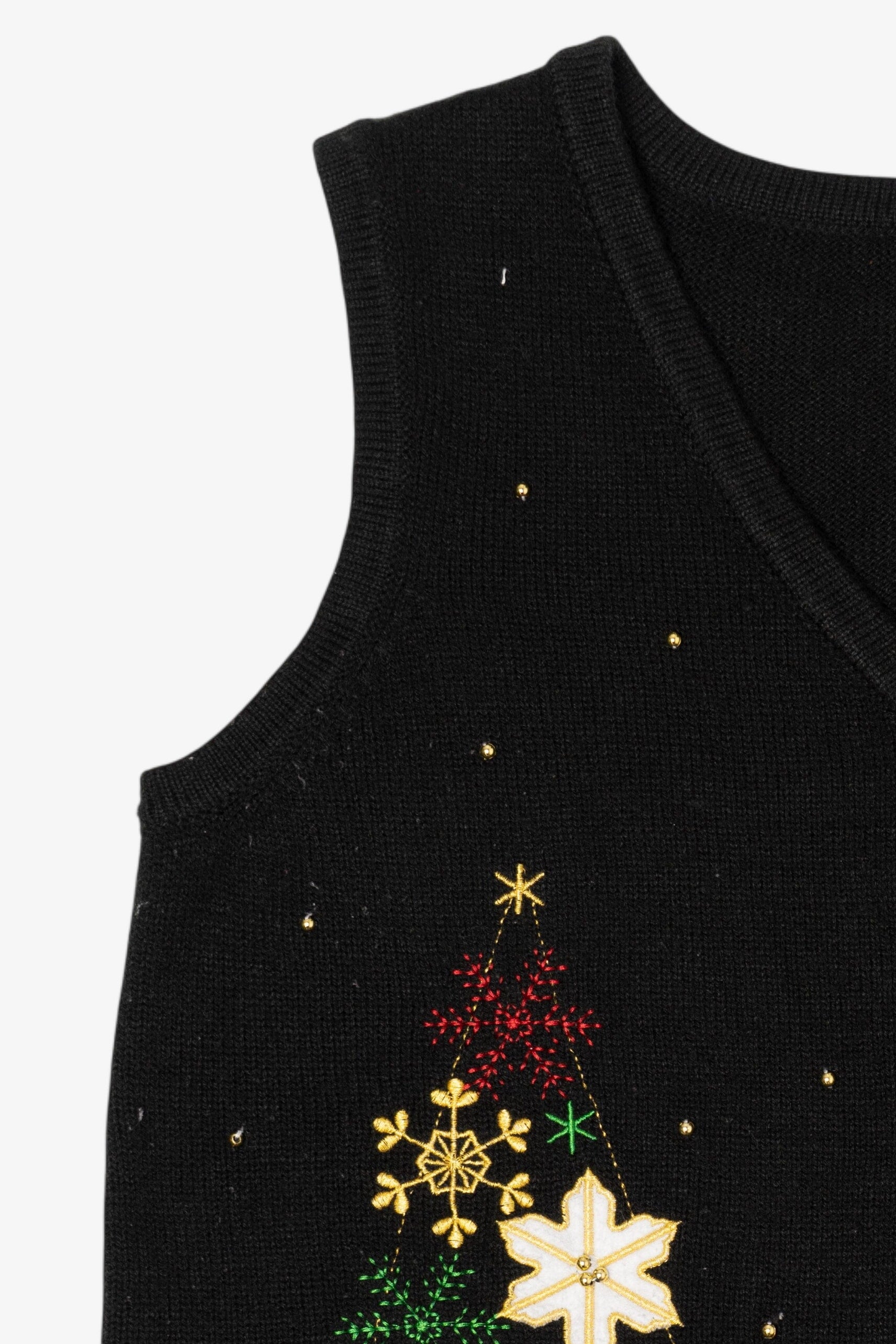 Vintage Black Ugly Christmas Vest (2000s)