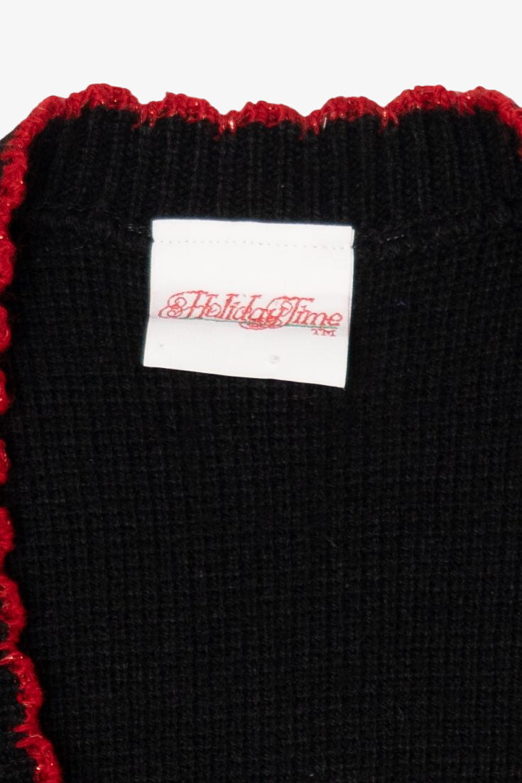 Vintage Black Holiday Editions Ugly Christmas Vest (1990s)