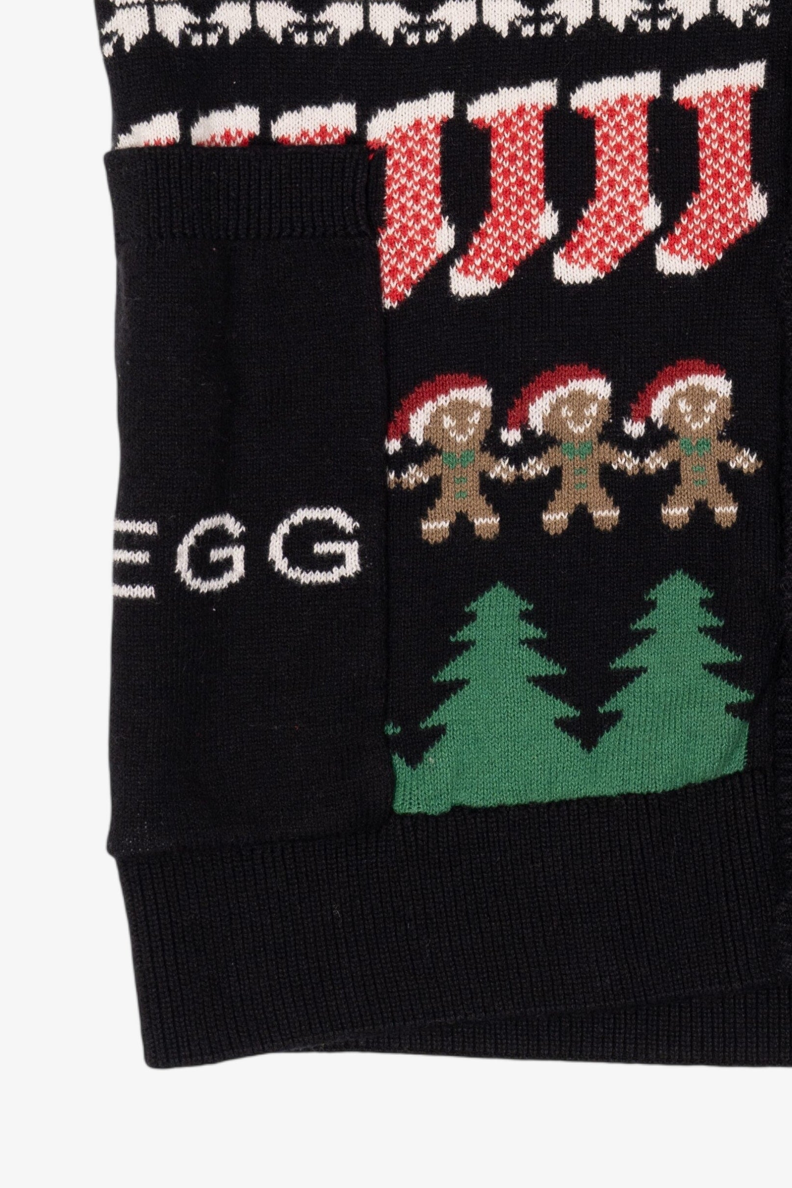 Black American Rag Ugly Christmas Vest (2010s)