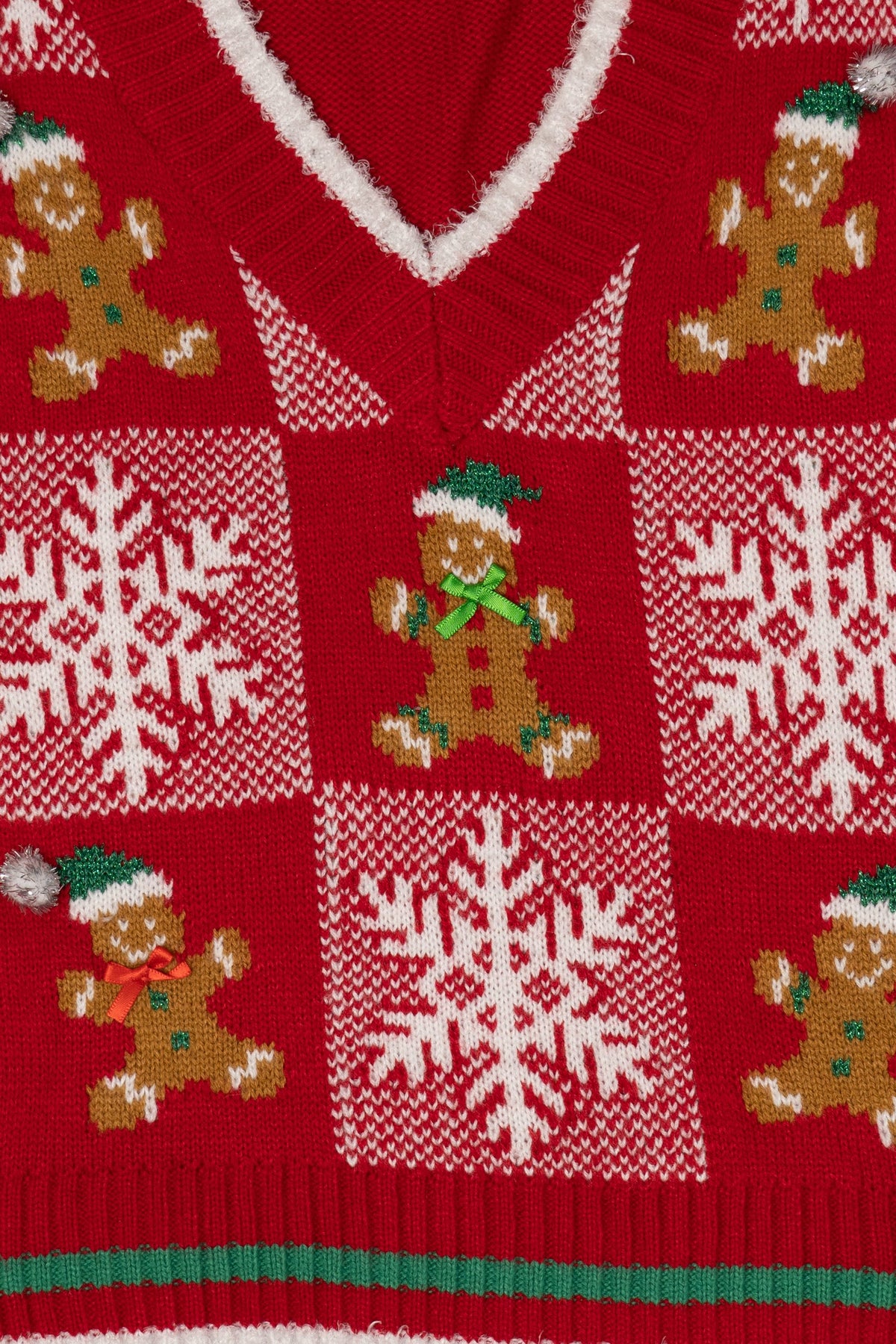 Red Major Label Group Gingerbread Ugly Christmas Vest (2010s)