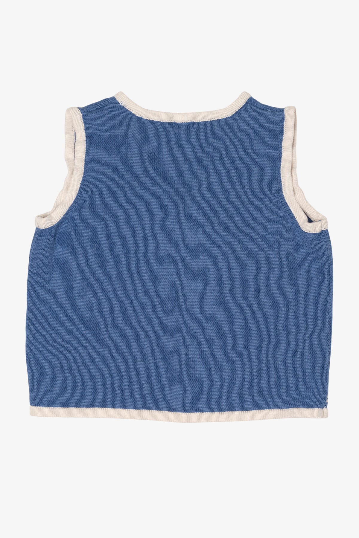 Vintage Blue Holiday Editions Winter Clothes Ugly Christmas Vest (2000s)