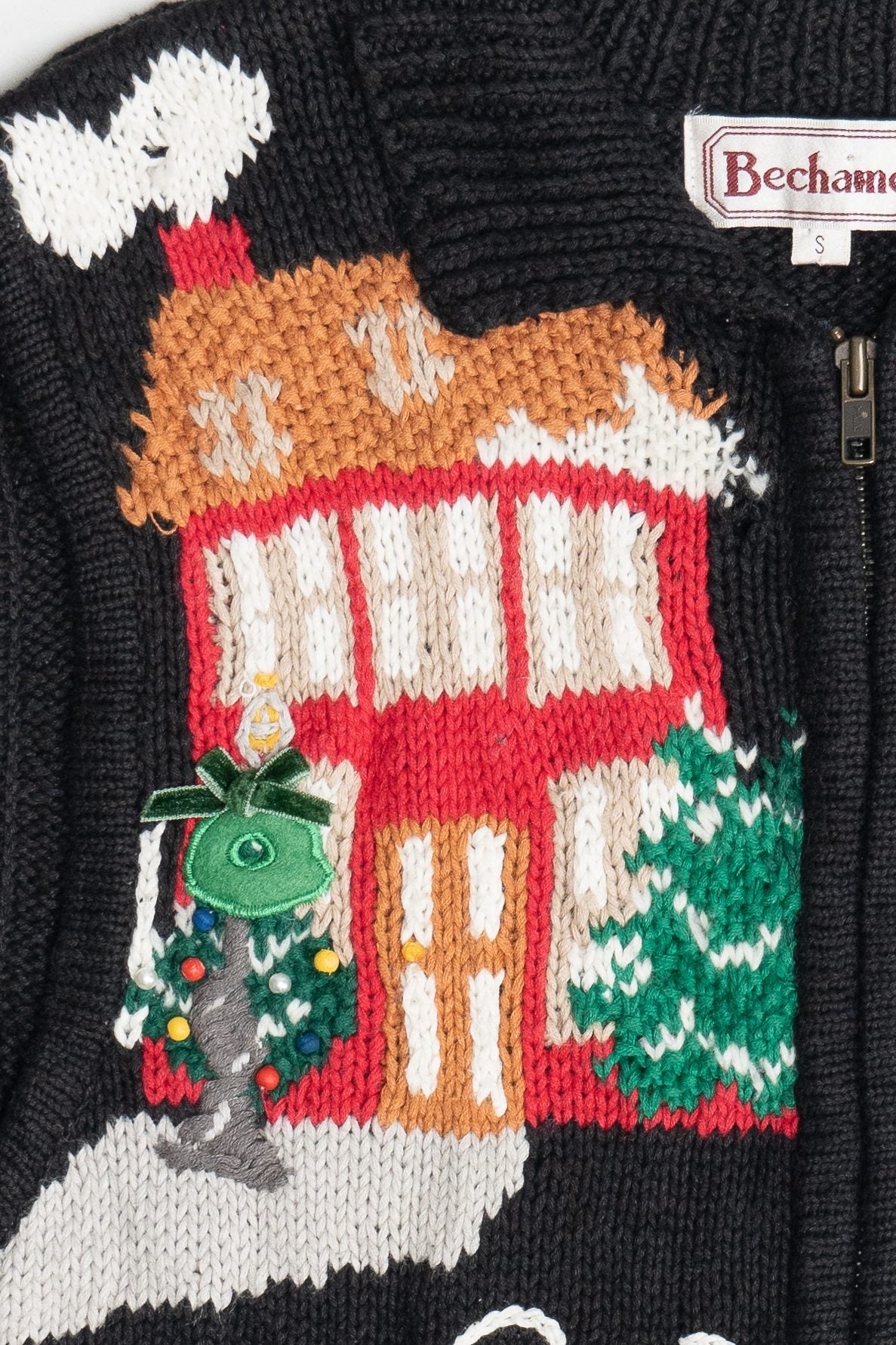 Vintage Bechamel Holiday Homes Ugly Christmas Sweater (1990s)