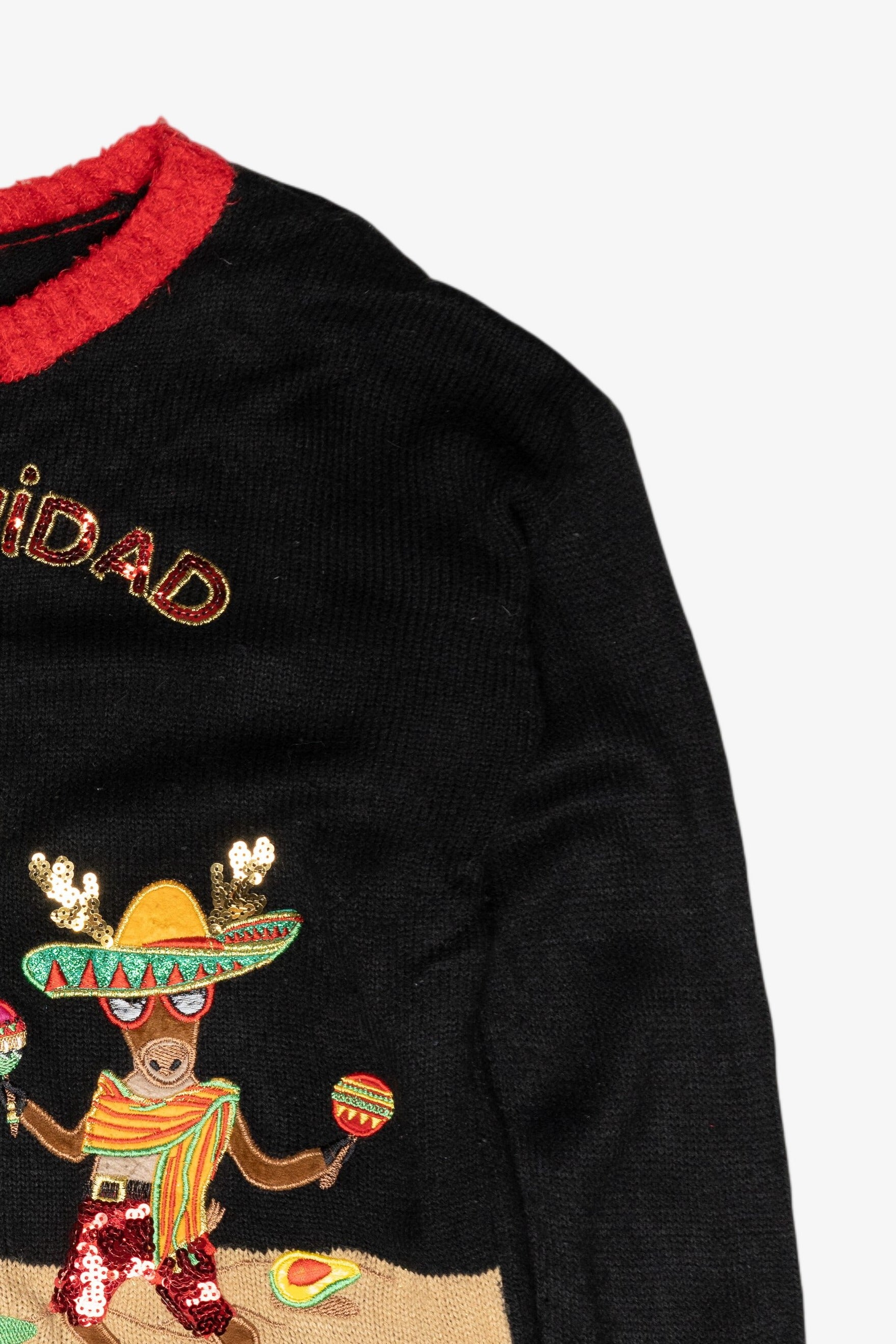 Feliz Navidad Ugly Vintage Christmas Pullover (2010s)