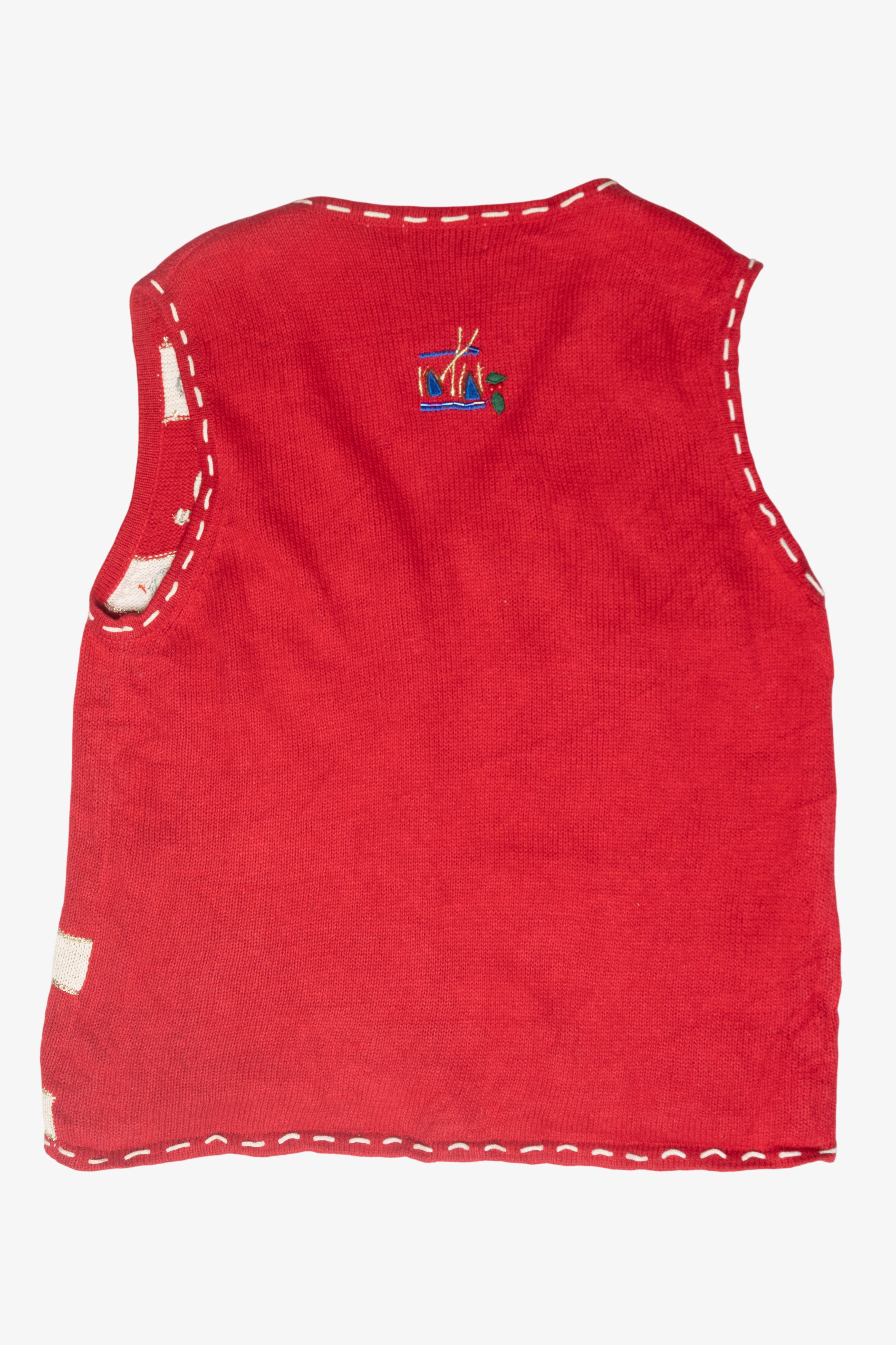 Snowmen Vintage Ugly Christmas Vest (1990s)