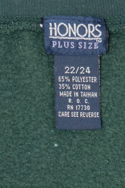 Vintage Green Honors "Noel" Ugly Christmas Sweatshirt (1990s)