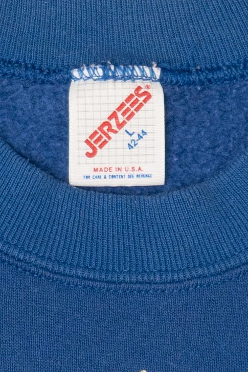 Vintage Blue"The Nutcracker" 100th Ballet Midwest Anniversary Christmas Raglan Sweatshirt (1990s)