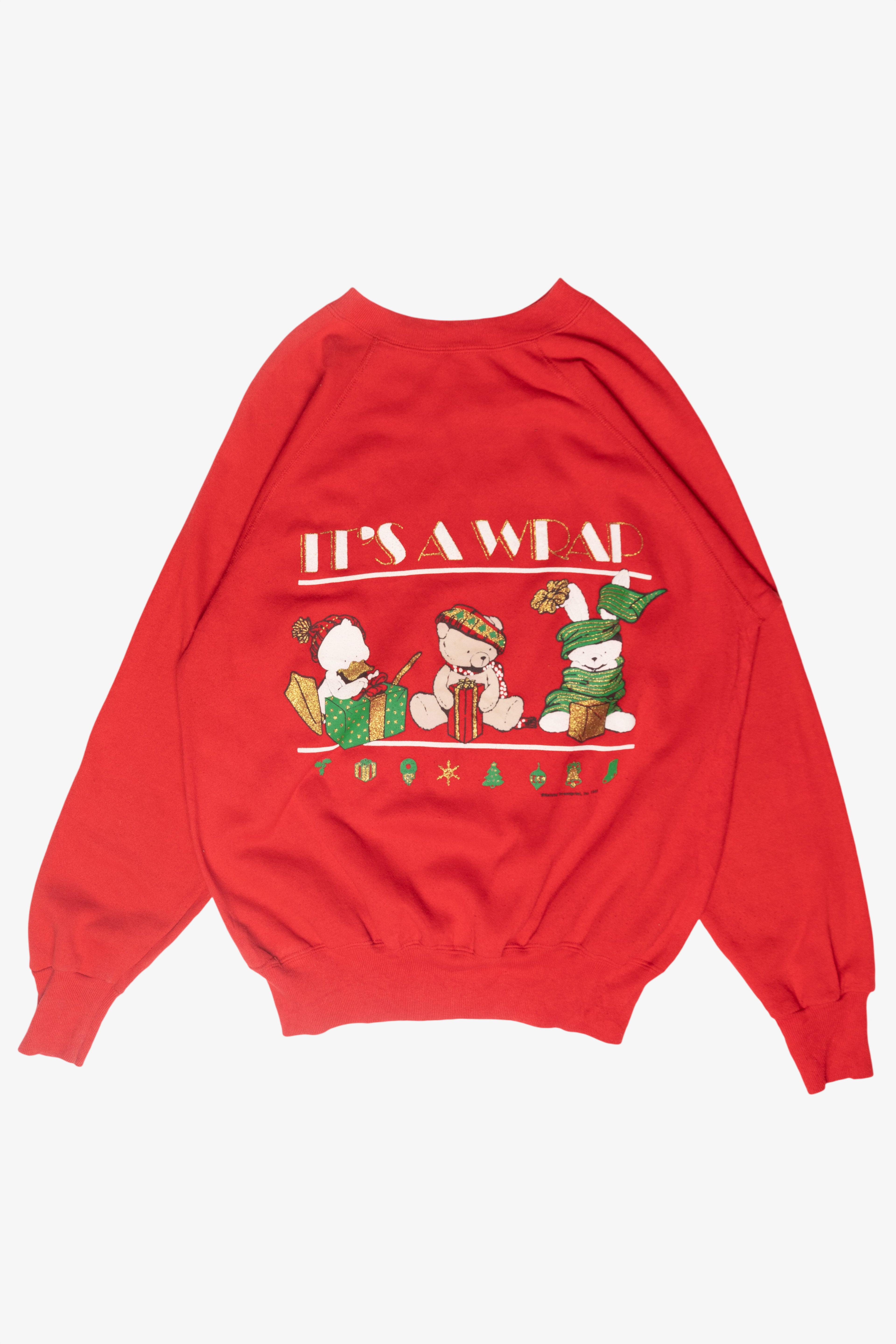 It's A Wrap Presents Ugly Christmas Sweatshirt (1990s)