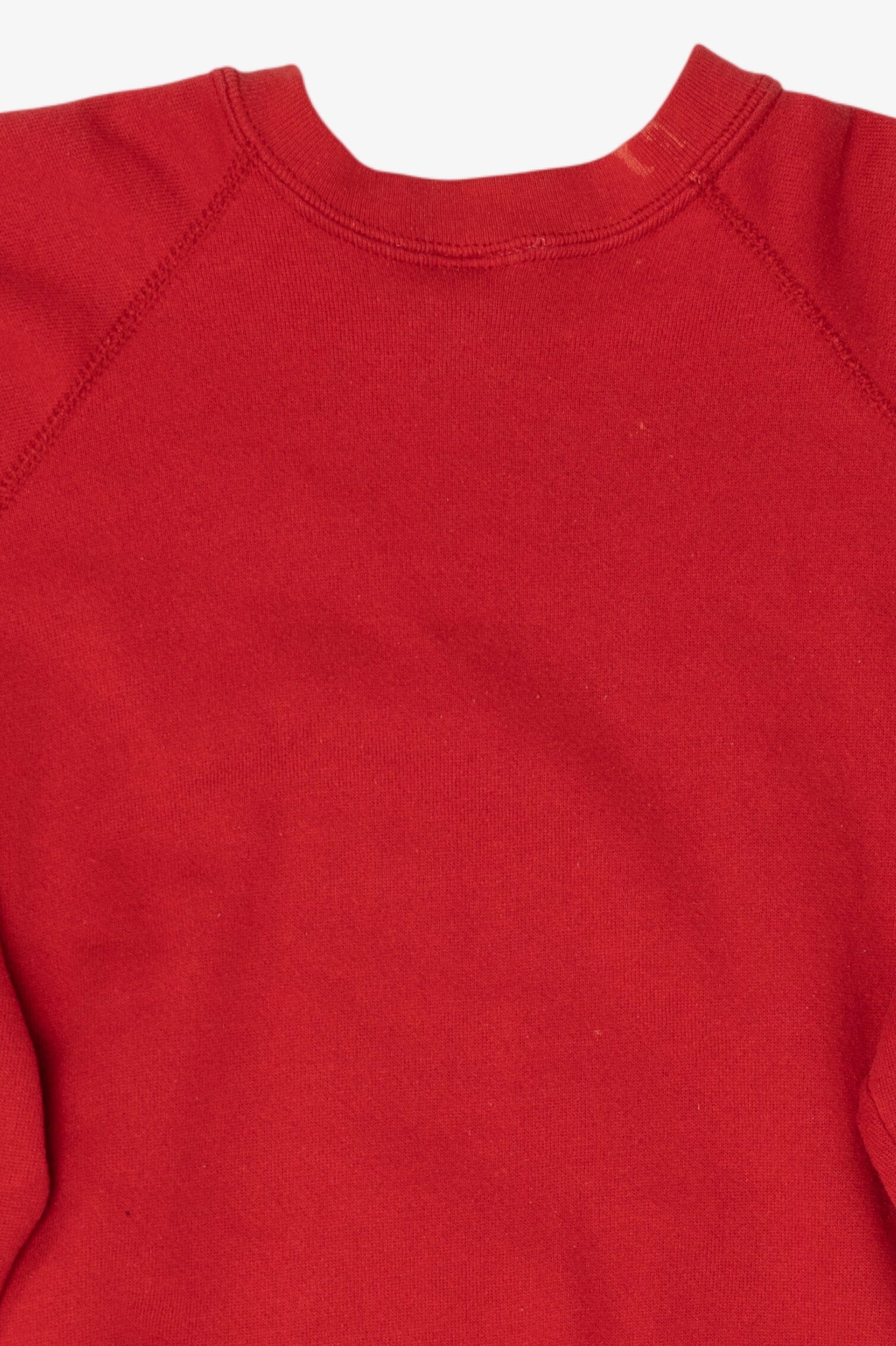Vintage Red Tree Ugly Christmas Raglan Sweatshirt (1990s)