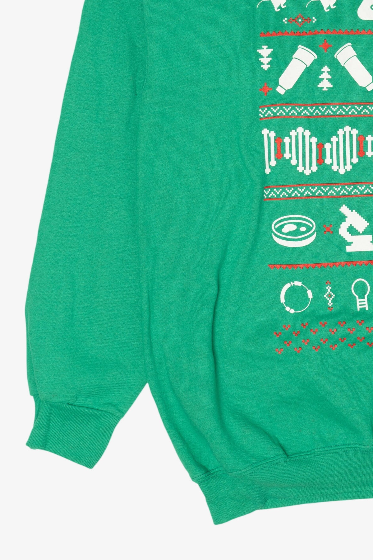 Green Zymo Research Lab Ugly Christmas Sweatshirt (2010s)