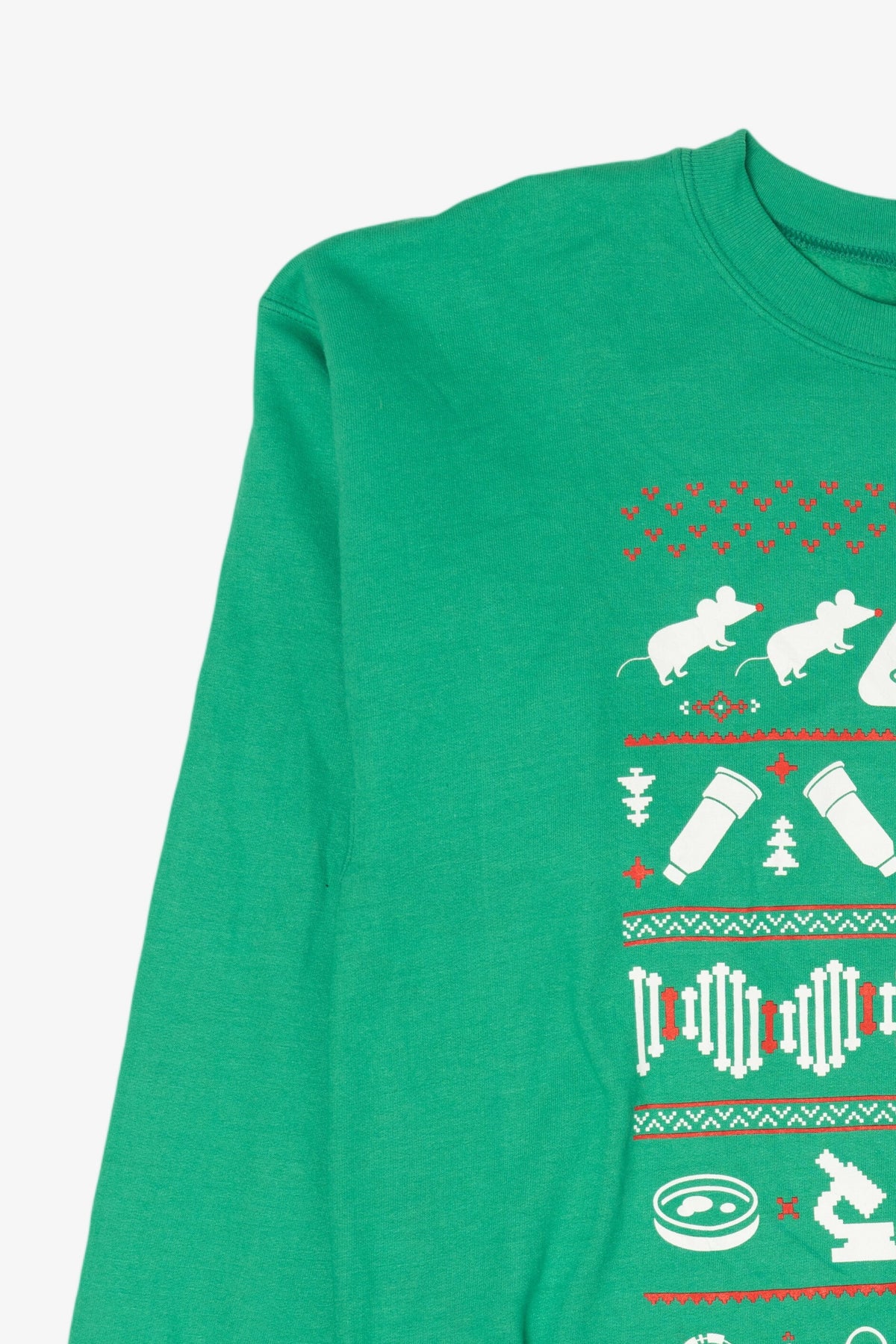 Green Zymo Research Lab Ugly Christmas Sweatshirt (2010s)