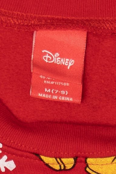 Red Disney Mickey Mouse Ugly Christmas Sweatshirt (2010s)