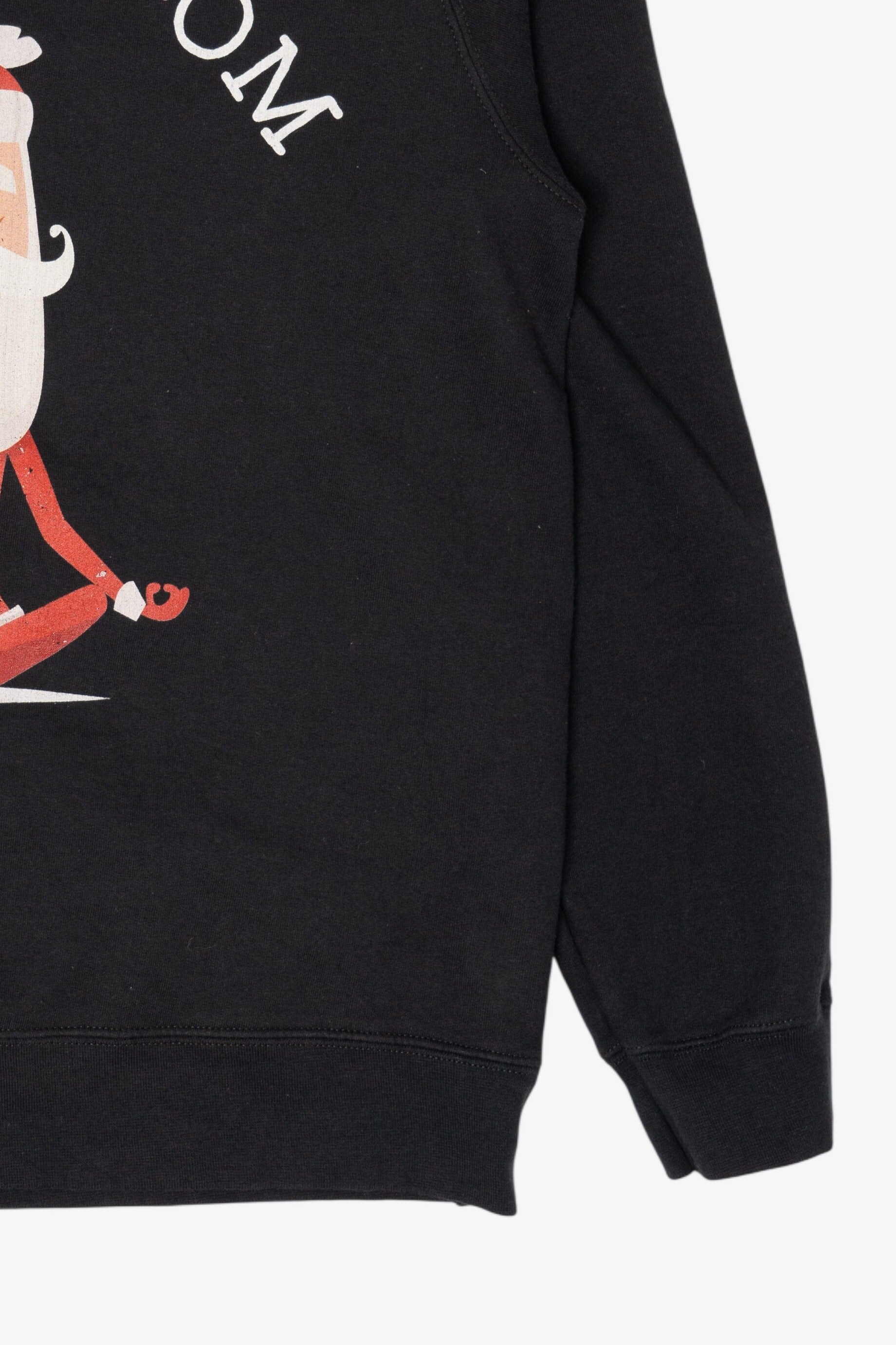 Black Port & Company Santa "Ho Ho H-Om" Ugly Christmas Sweatshirt (2010s)