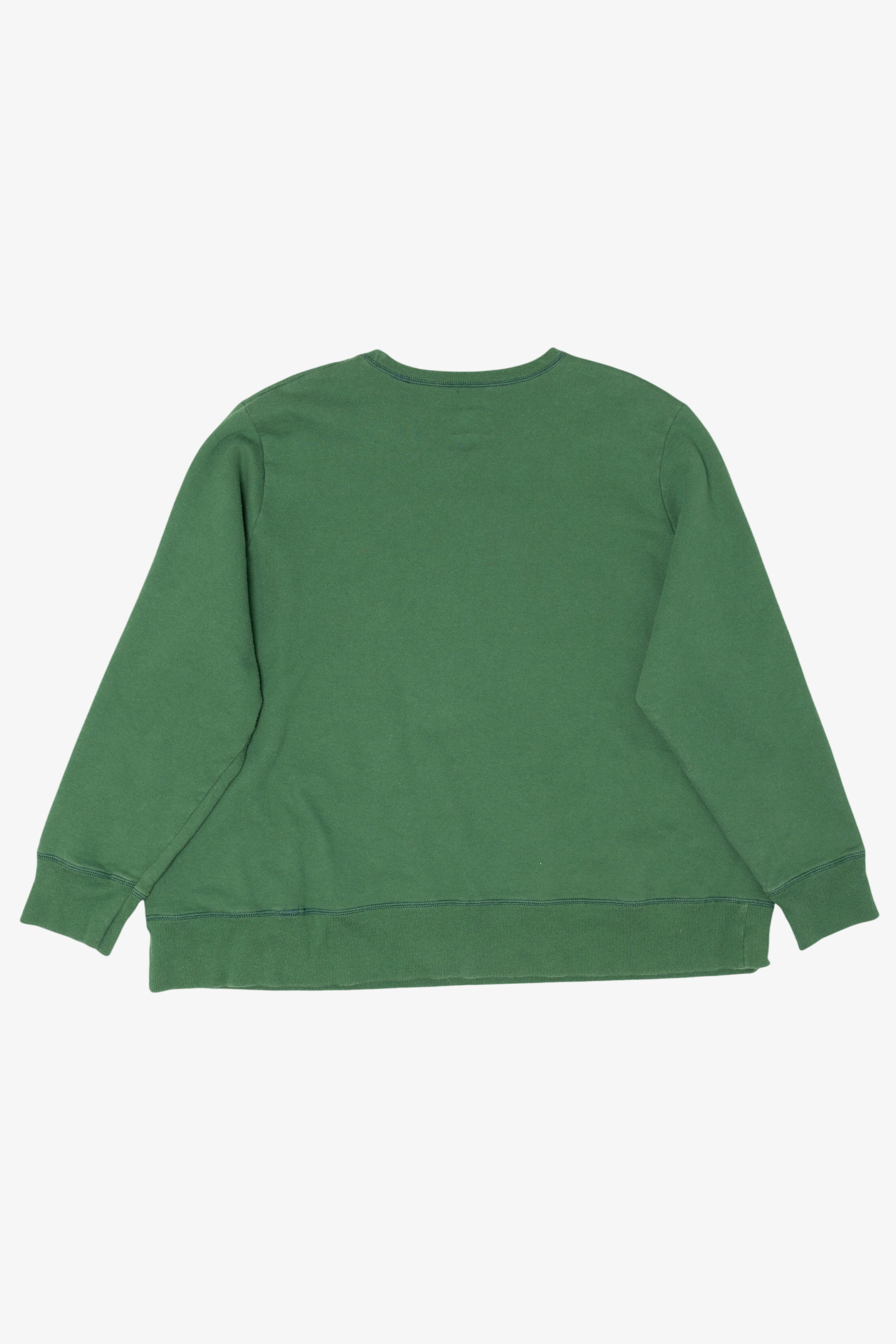 Green Just My Style Santa "Happy Holidays" Ugly Christmas Sweatshirt (2010s)