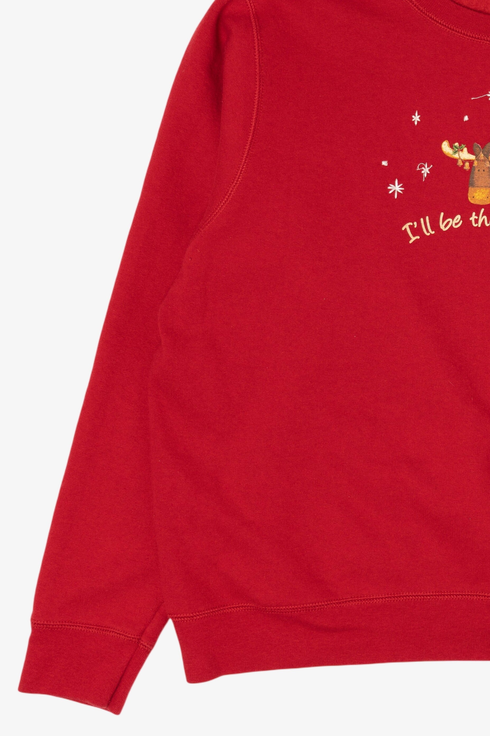 Red Hanes Moose Ugly Christmas Sweatshirt (2010s)