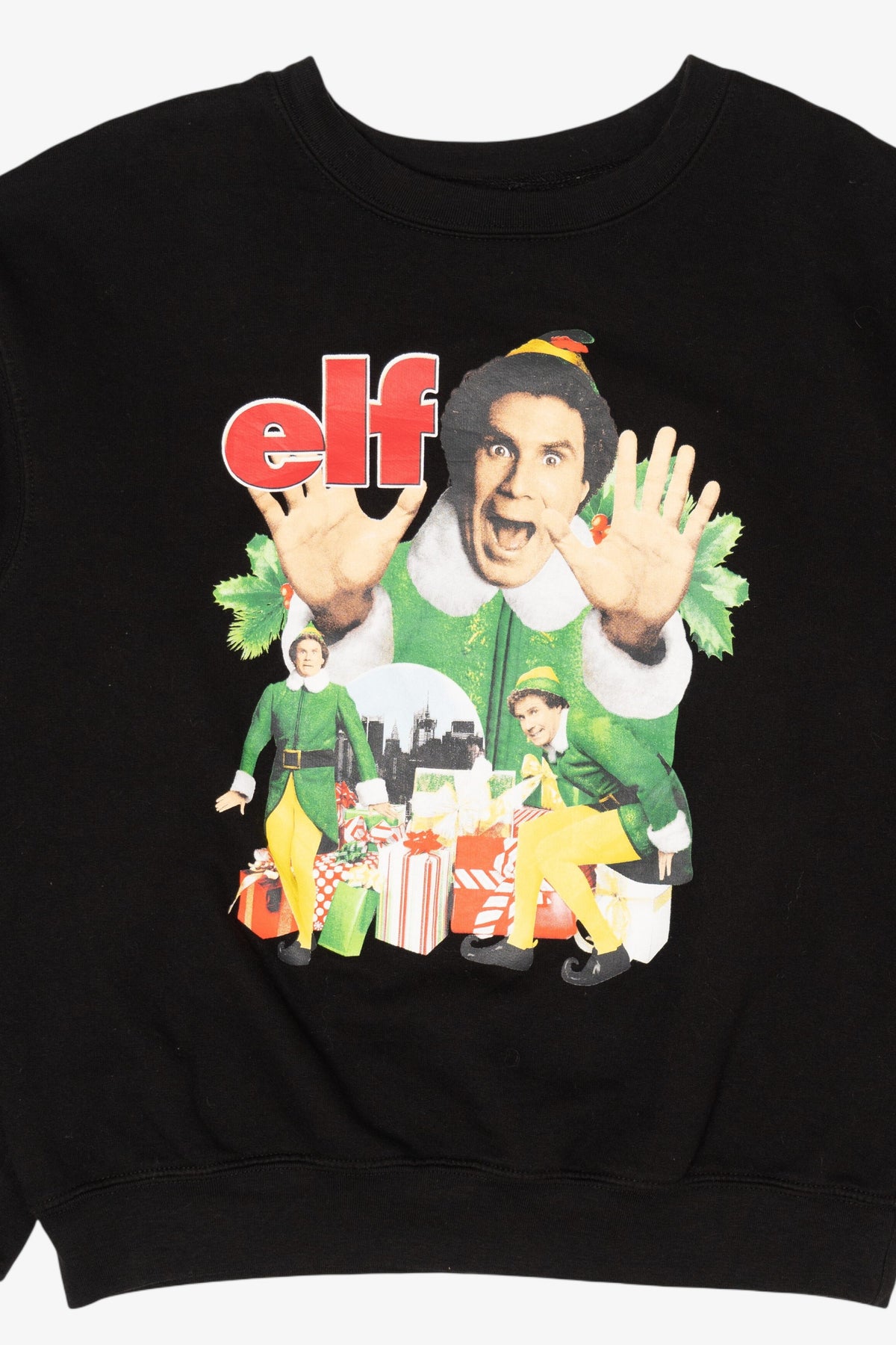 Black Elf Ugly Christmas Sweatshirt (2010s)