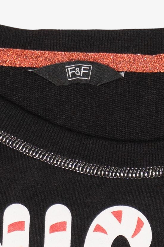 Black F&F Ornaments "Nice Baubles" Ugly Christmas Sweatshirt (2010s)