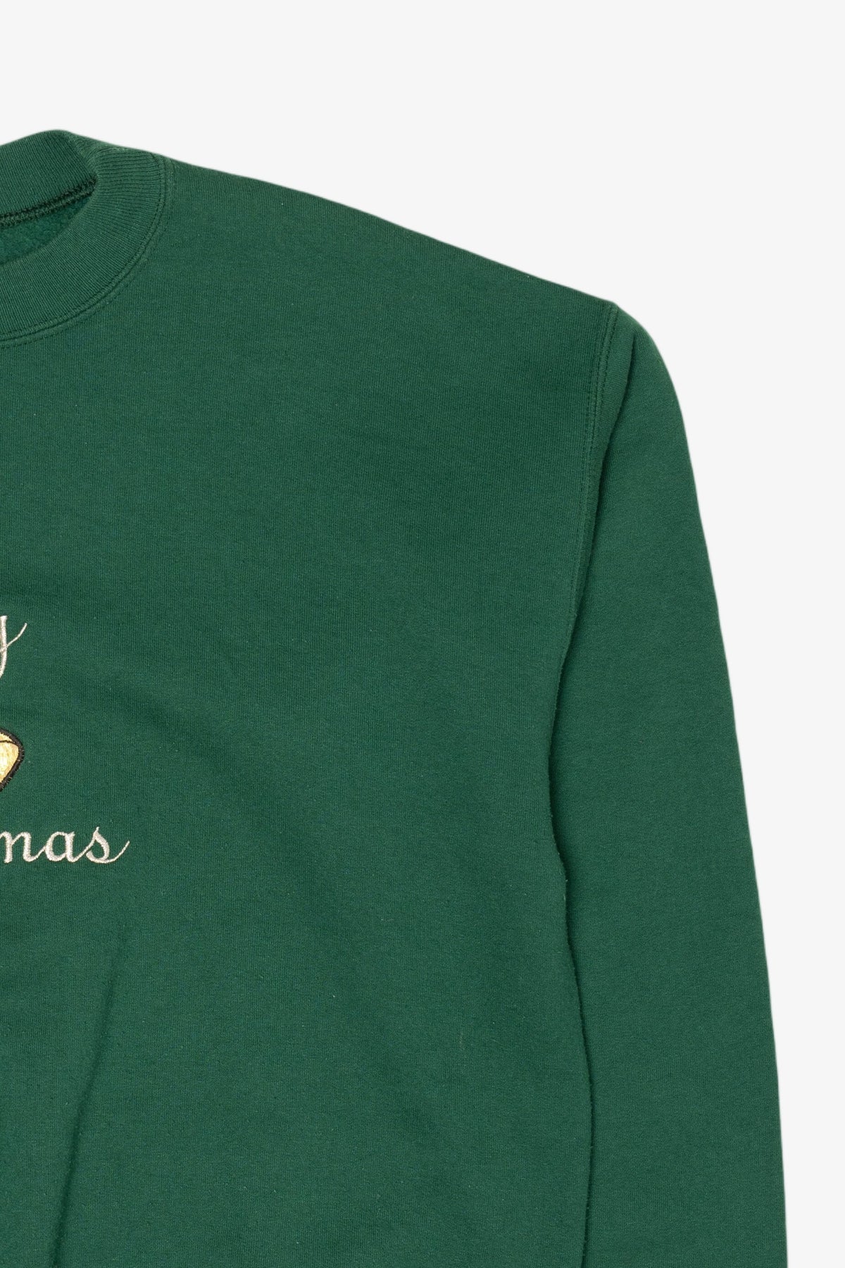 Vintage Green Silver Dollar City Bells Ugly Christmas Sweatshirt (1990s)