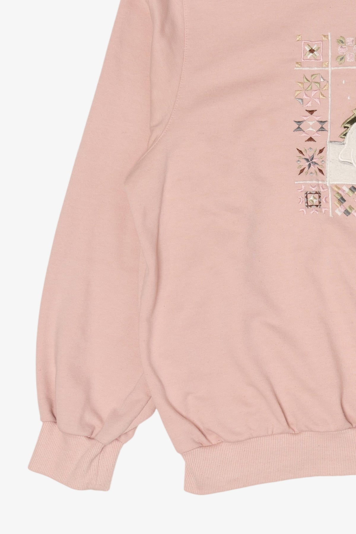 Vintage Pink Alfred Dunner Ugly Christmas Sweatshirt (2000s)