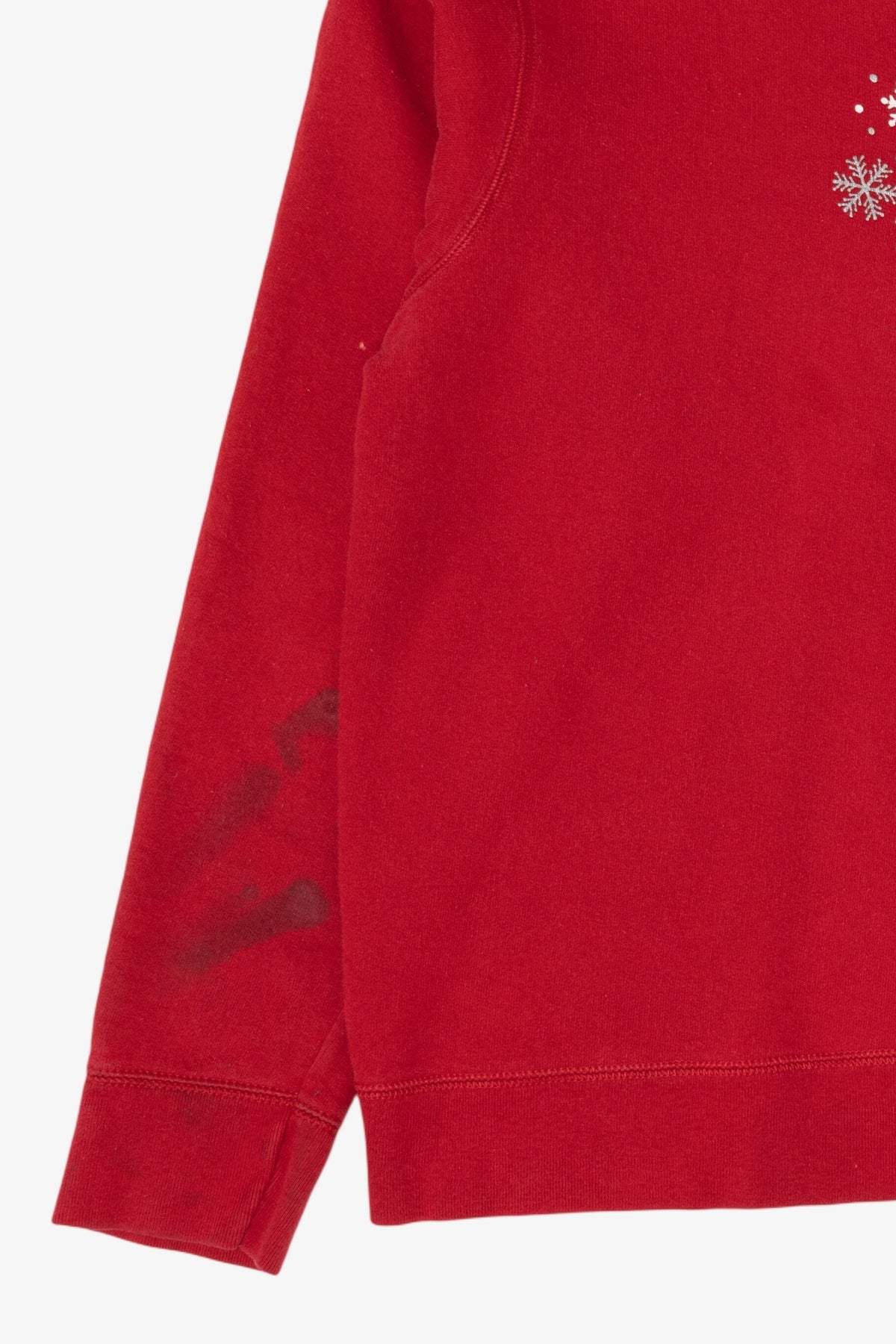 Red Hanes Wreaths Ugly Christmas Sweatshirt (2010s)