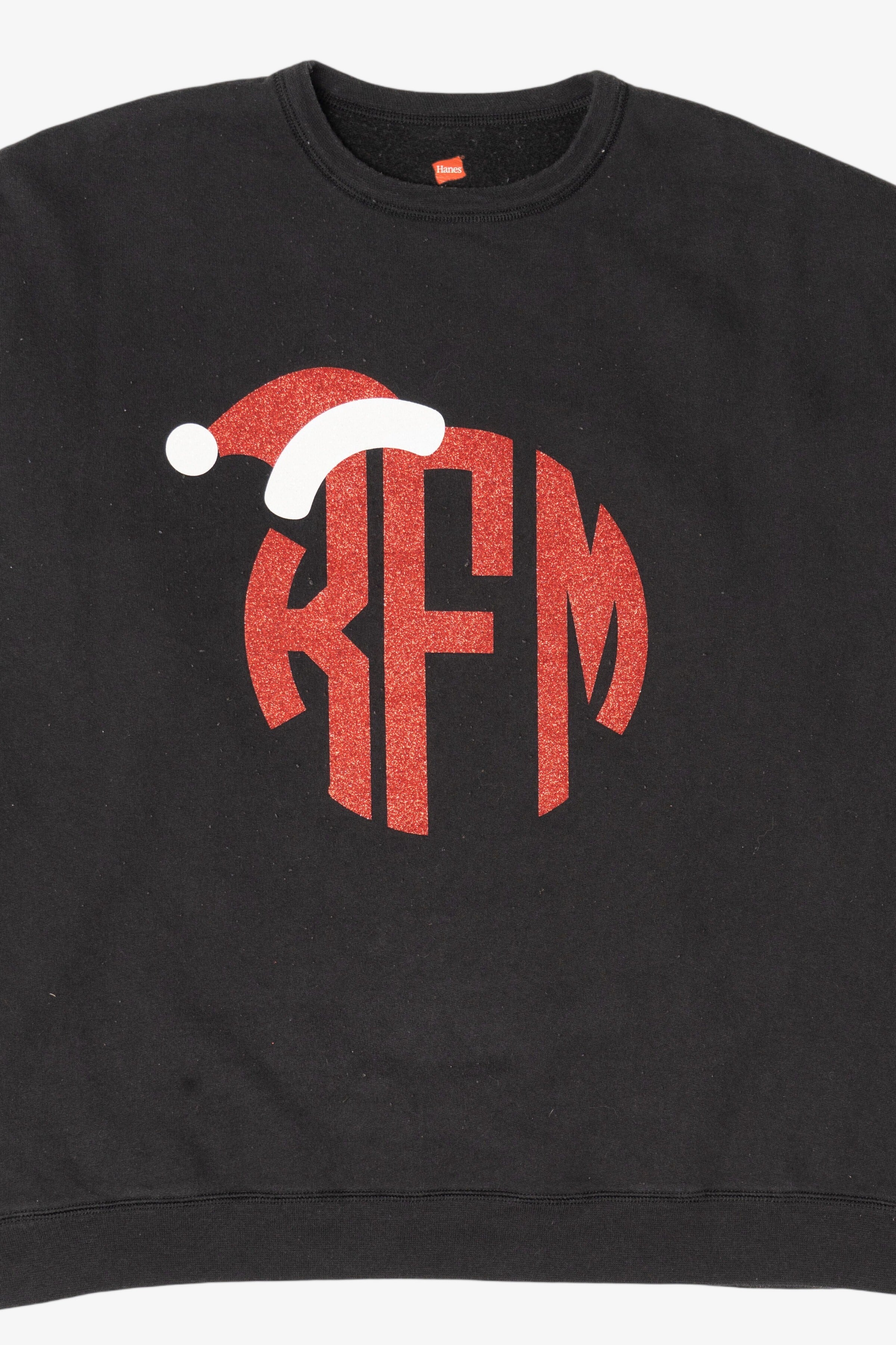 Black Hanes RFM Ugly Christmas Sweatshirt (2020s)