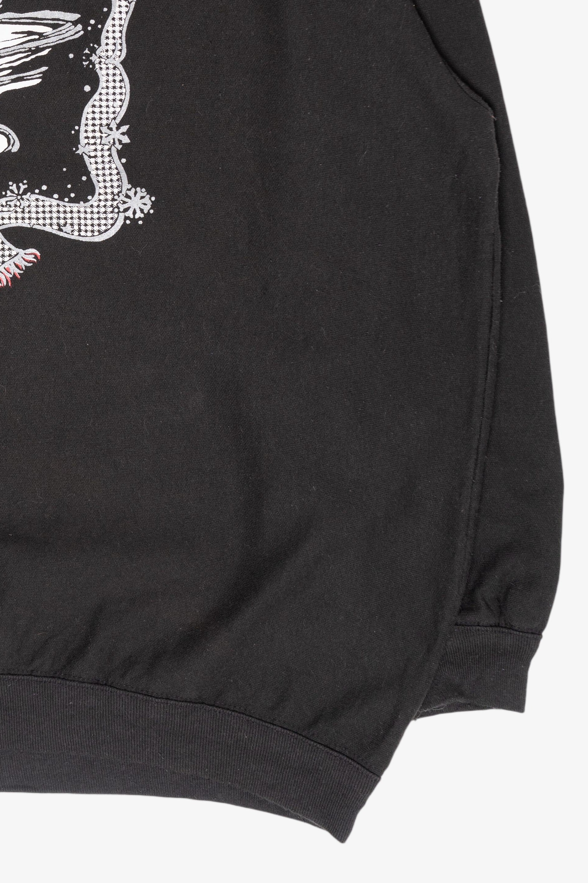Snowman Cyclone Vintage Ugly Christmas Sweatshirt (1990s)