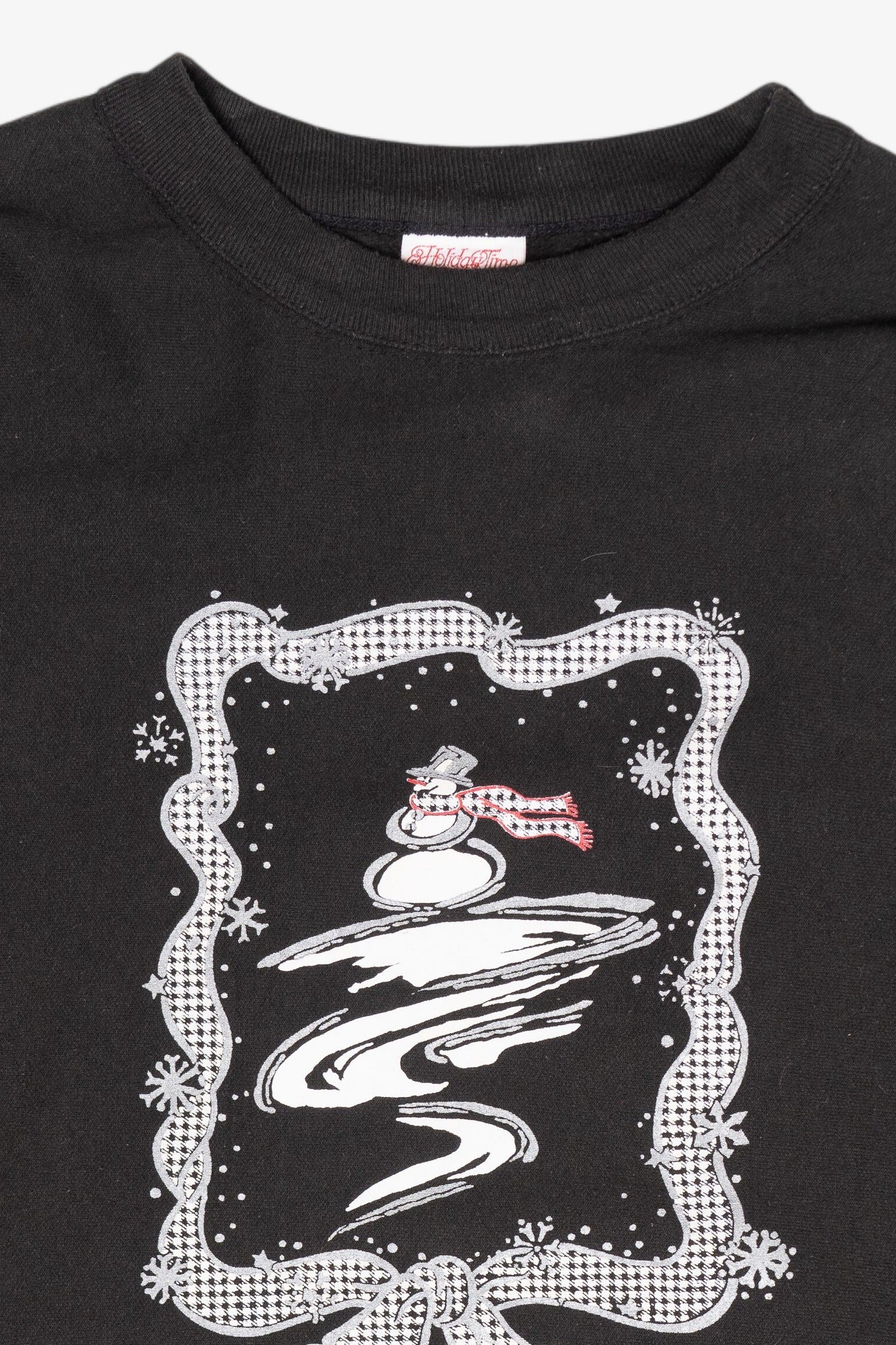 Snowman Cyclone Vintage Ugly Christmas Sweatshirt (1990s)