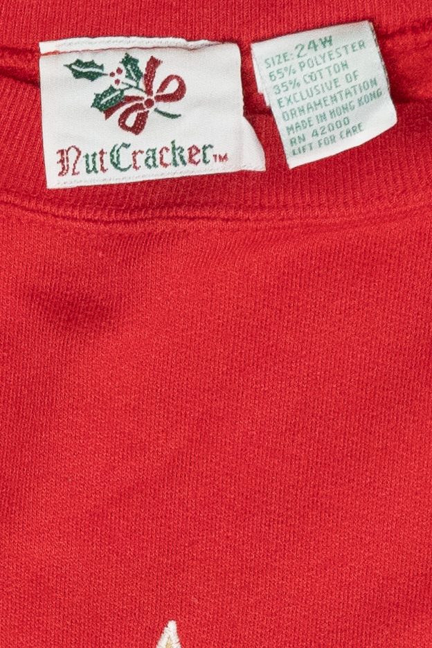 "Happy Holidays" Vintage Ugly Christmas Sweatshirt (1990s)