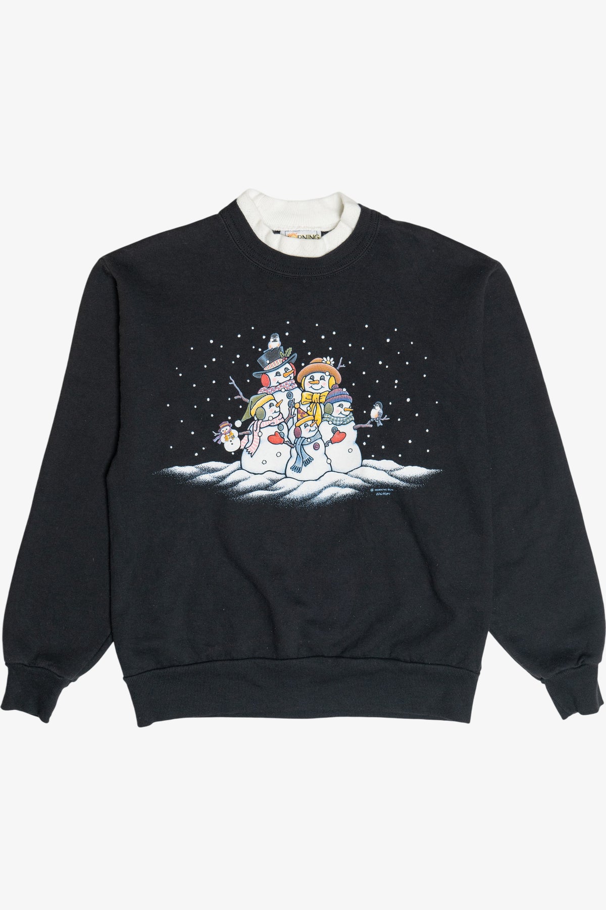 Vintage Snowmen Family Christmas Sweatshirt (1990s)