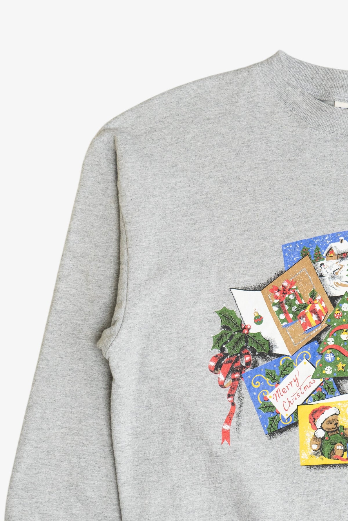 Vintage Holiday Cards Ugly Christmas Sweatshirt (2000s)