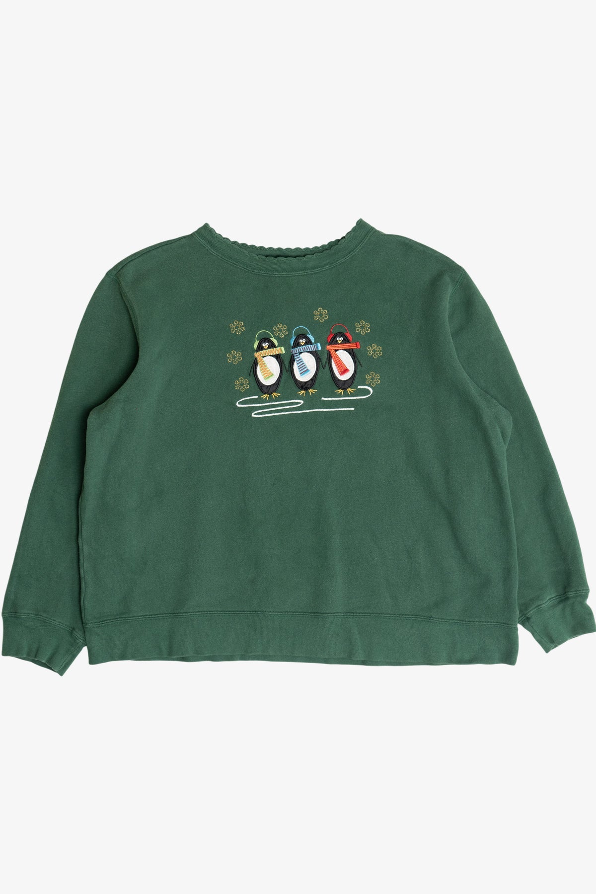 Vintage Penguins Ugly Christmas Sweatshirt (2000s)