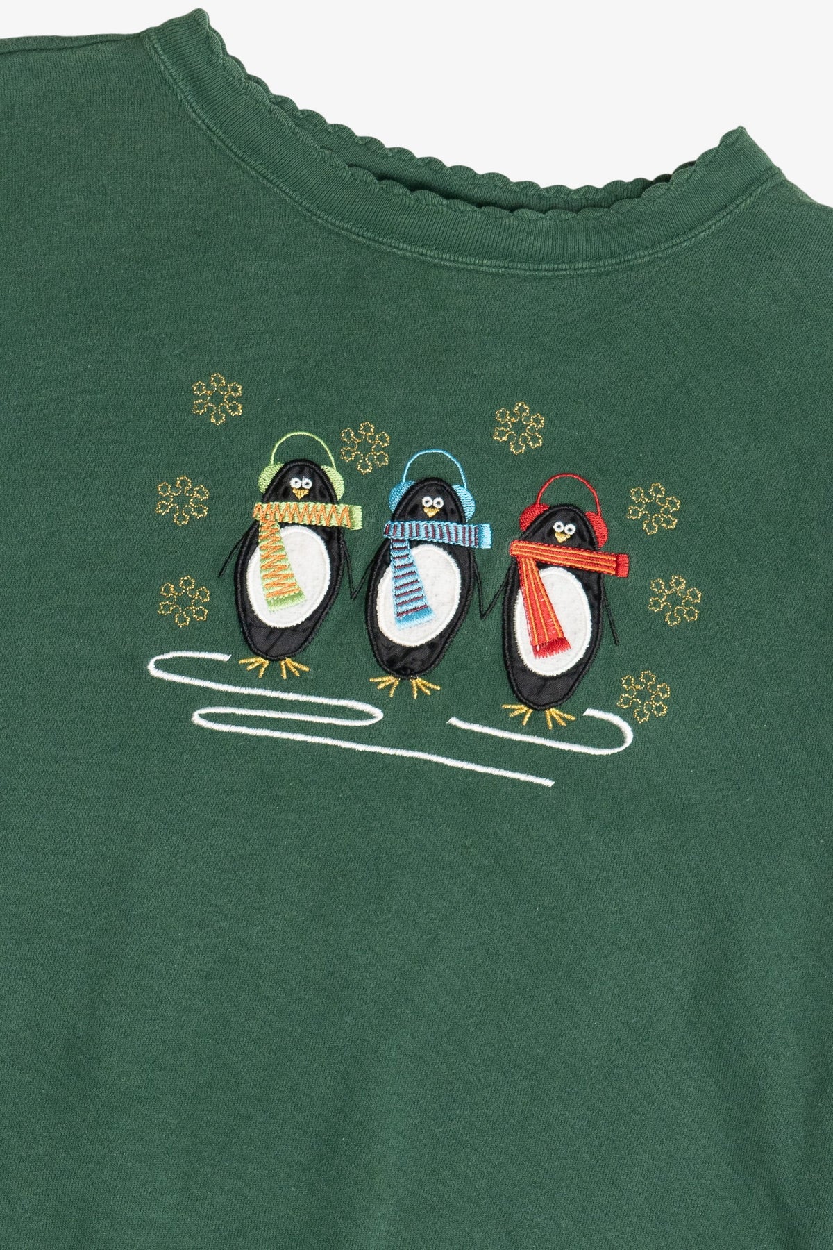Vintage Penguins Ugly Christmas Sweatshirt (2000s)