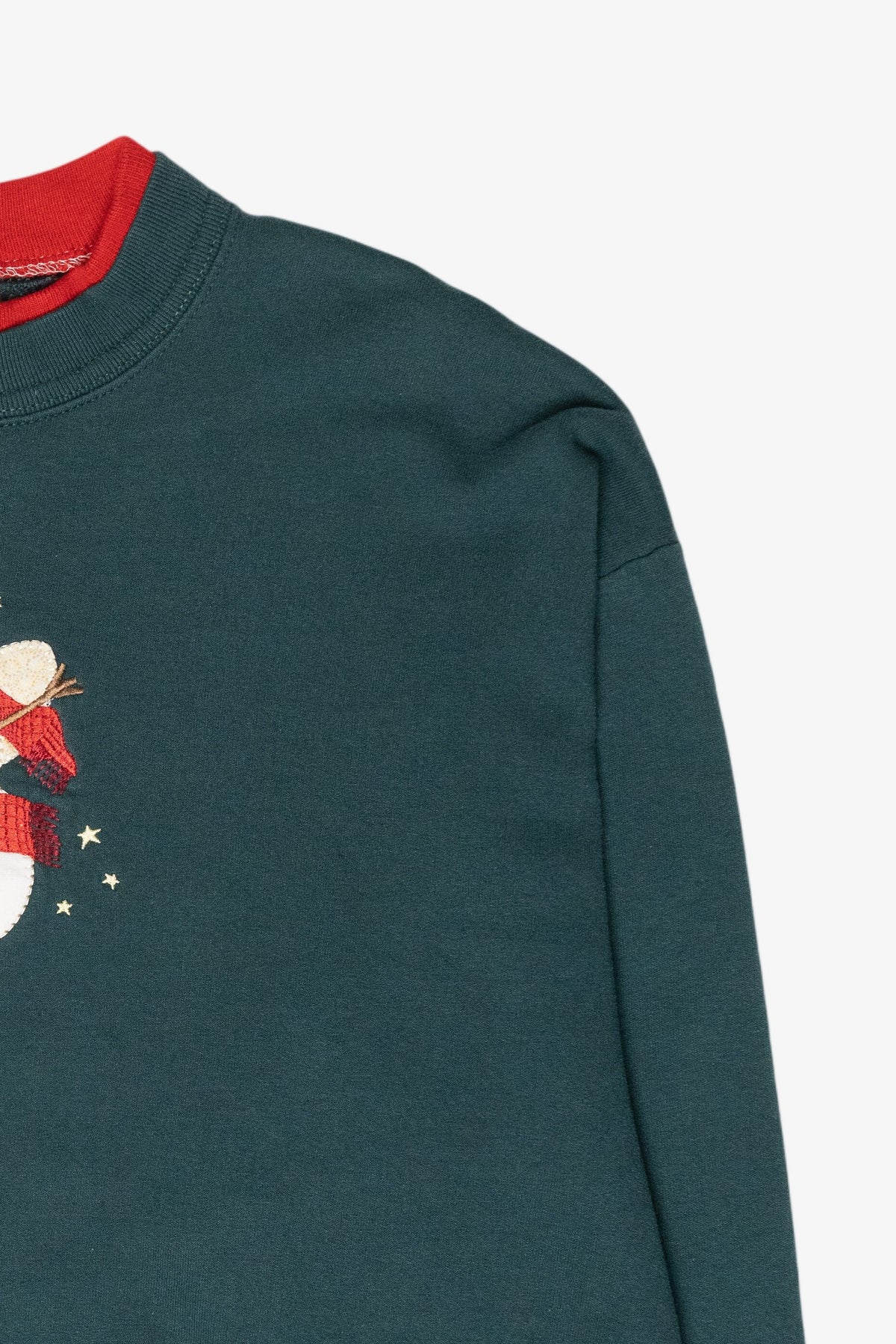Snowman Angel Vintage Ugly Christmas Sweatshirt (1990s)