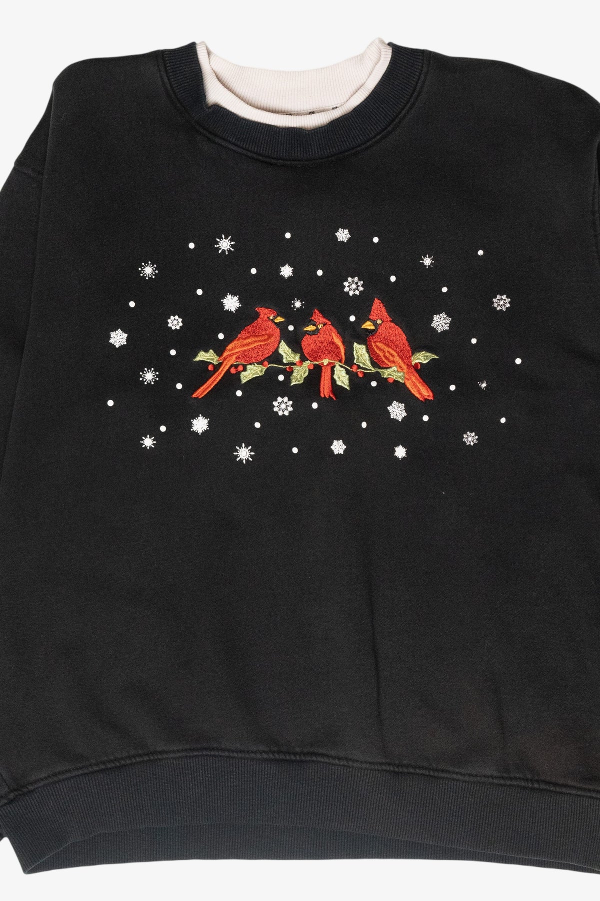Cardinals Trio Vintage Ugly Christmas Sweatshirt (2000s)