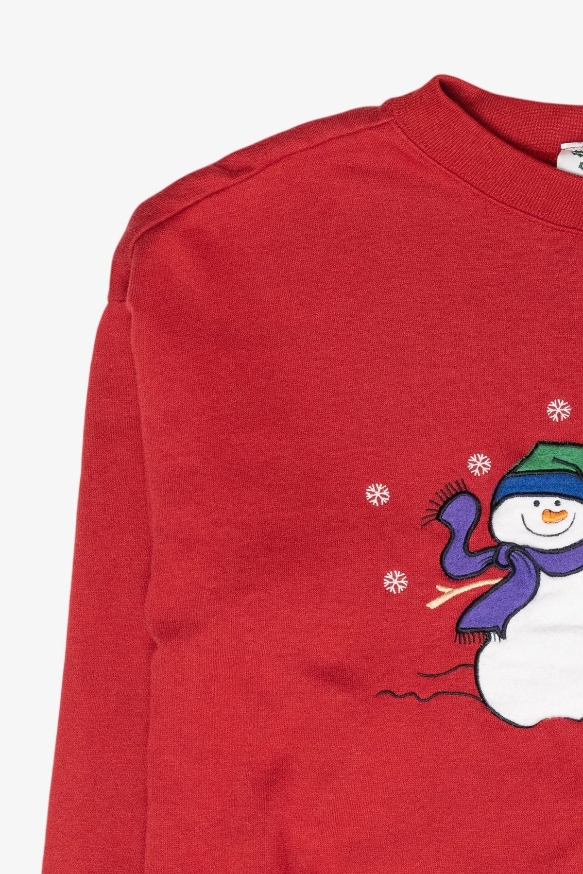 Snowmen Trio Vintage Ugly Christmas Sweatshirt (1990s)