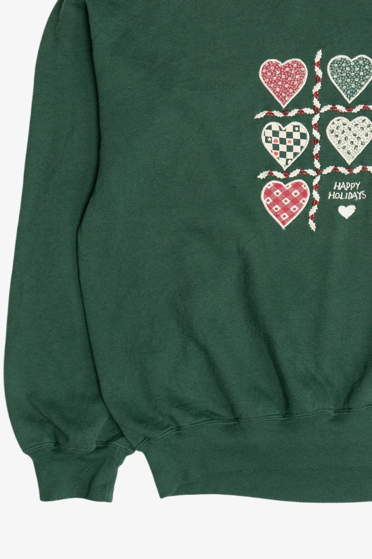 Vintage "Happy Holidays" Ugly Christmas Sweatshirt (1990s)