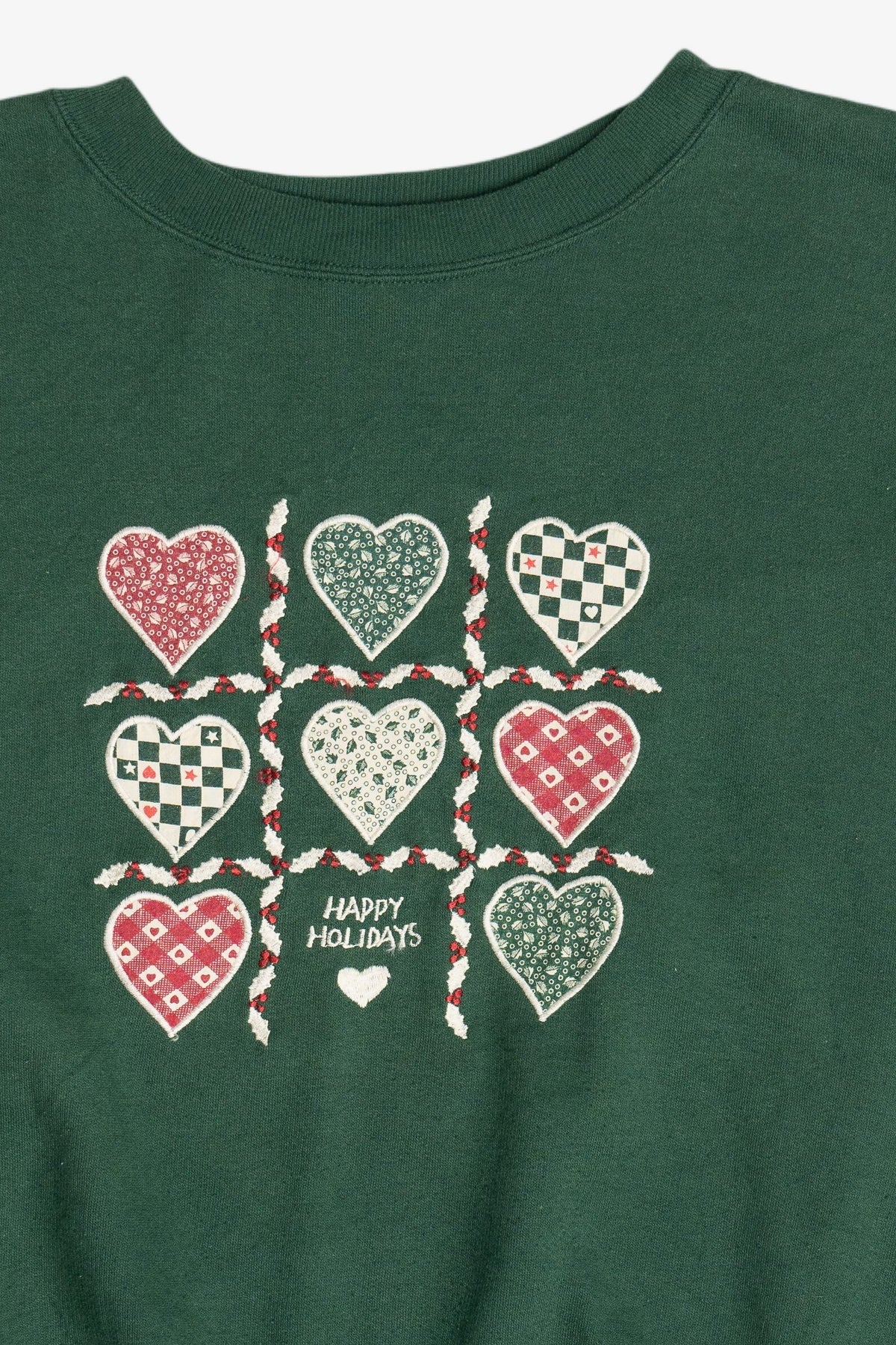 Vintage "Happy Holidays" Ugly Christmas Sweatshirt (1990s)